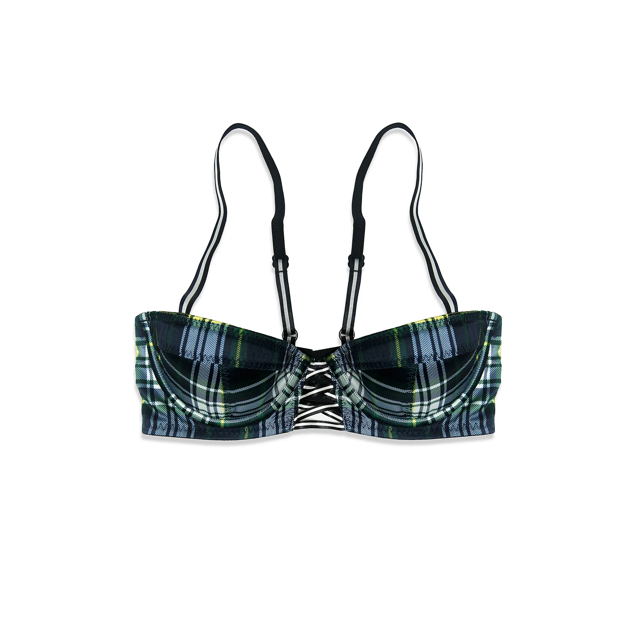 Puma x FENTY by Rihanna Women's Printed Bra - White Plaid