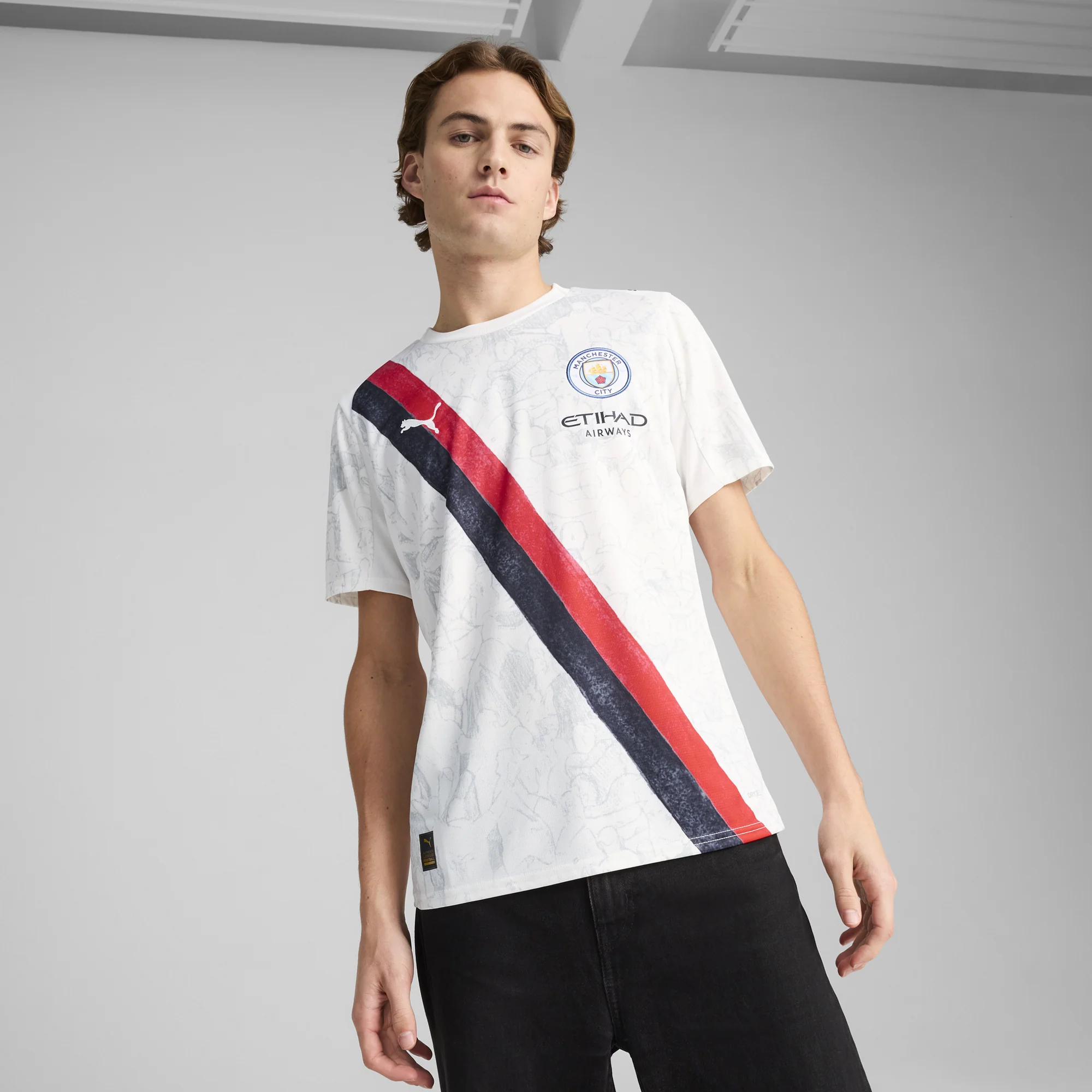 Puma x Kidsuper Mens MCFC Jersey Replica - Image 2