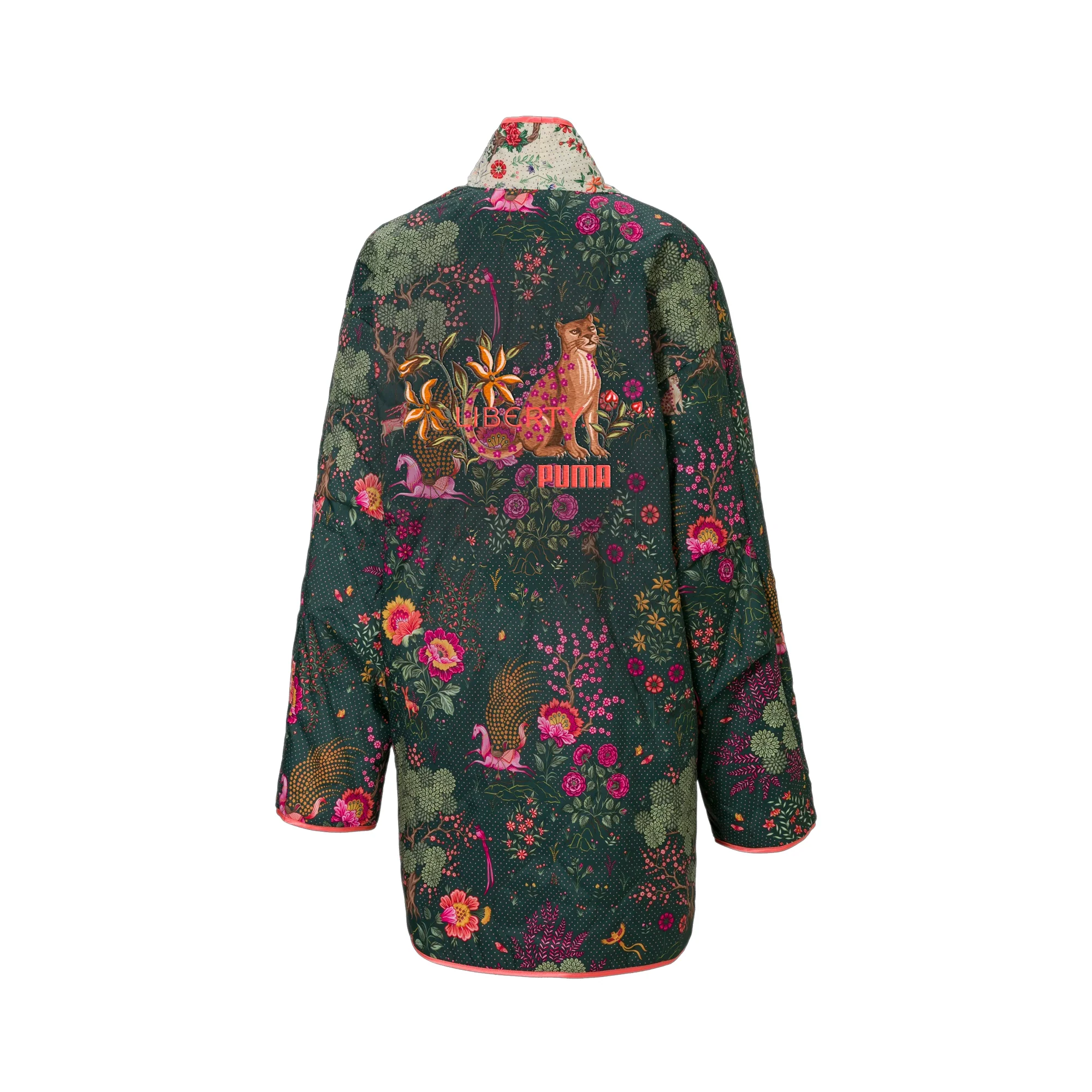 Puma x Liberty Womens Kimono 'Green Gables AOP' - Image 2