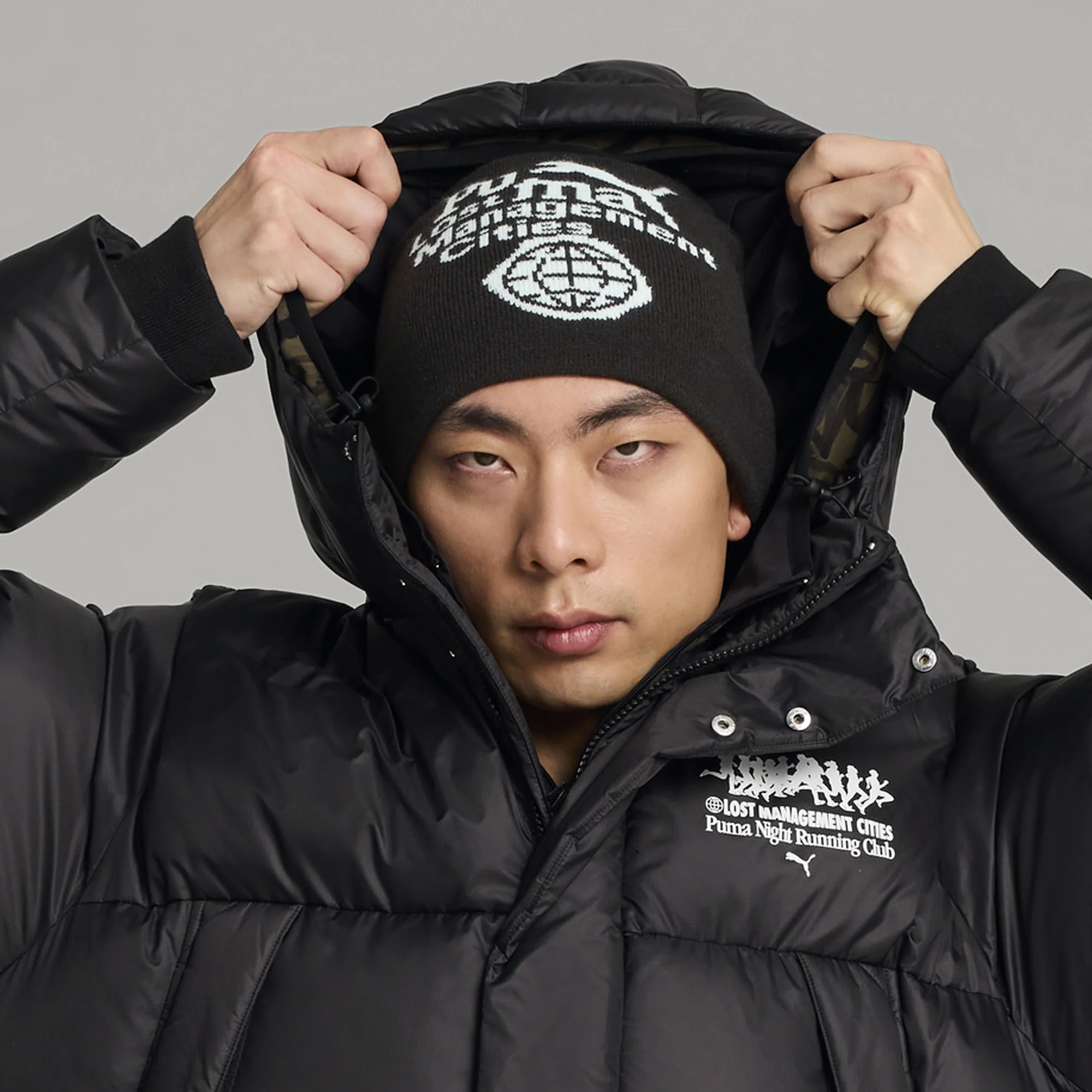 Puma x LMC Mens Cuffless Beanie - Image 2