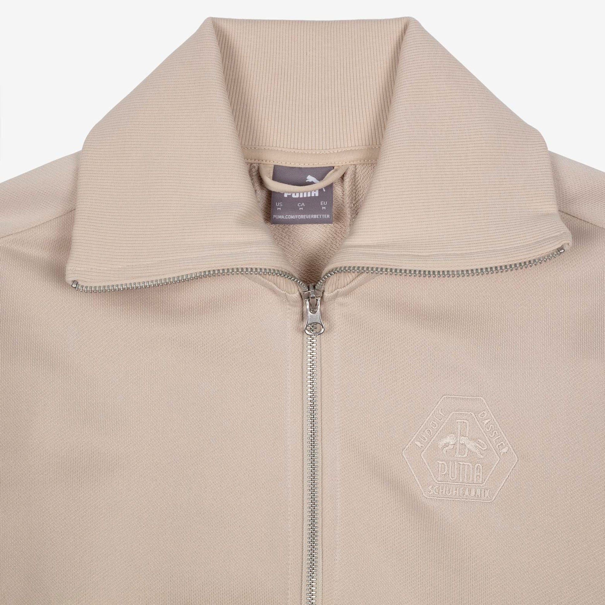 Puma Mens Rhuigi Track Jacket 'Oatmeal' - Image 3