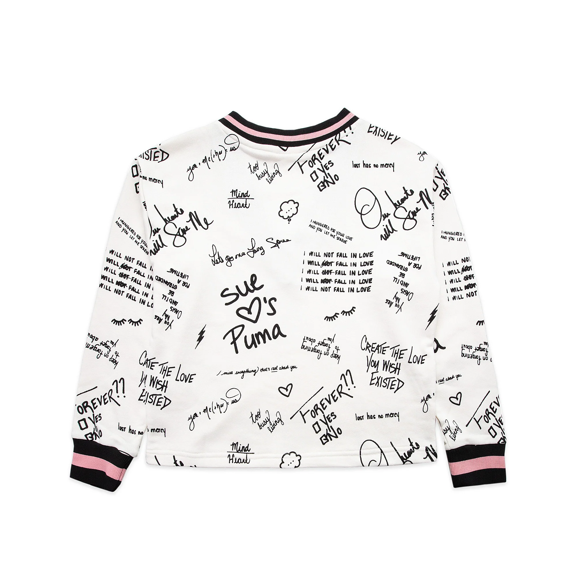 Puma x Sue Tsai Womens AOP V-Neck Sweatshirt - Image 2