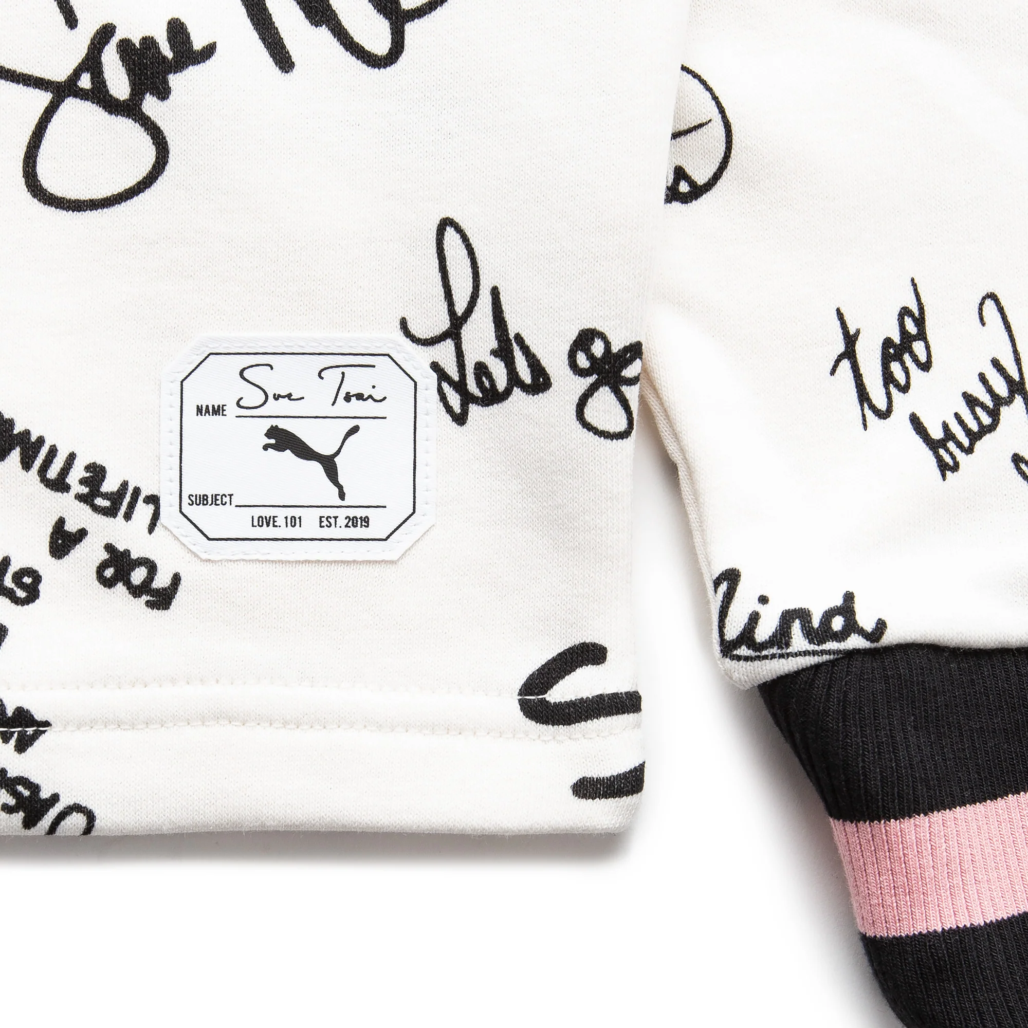 Puma x Sue Tsai Womens AOP V-Neck Sweatshirt - Image 3