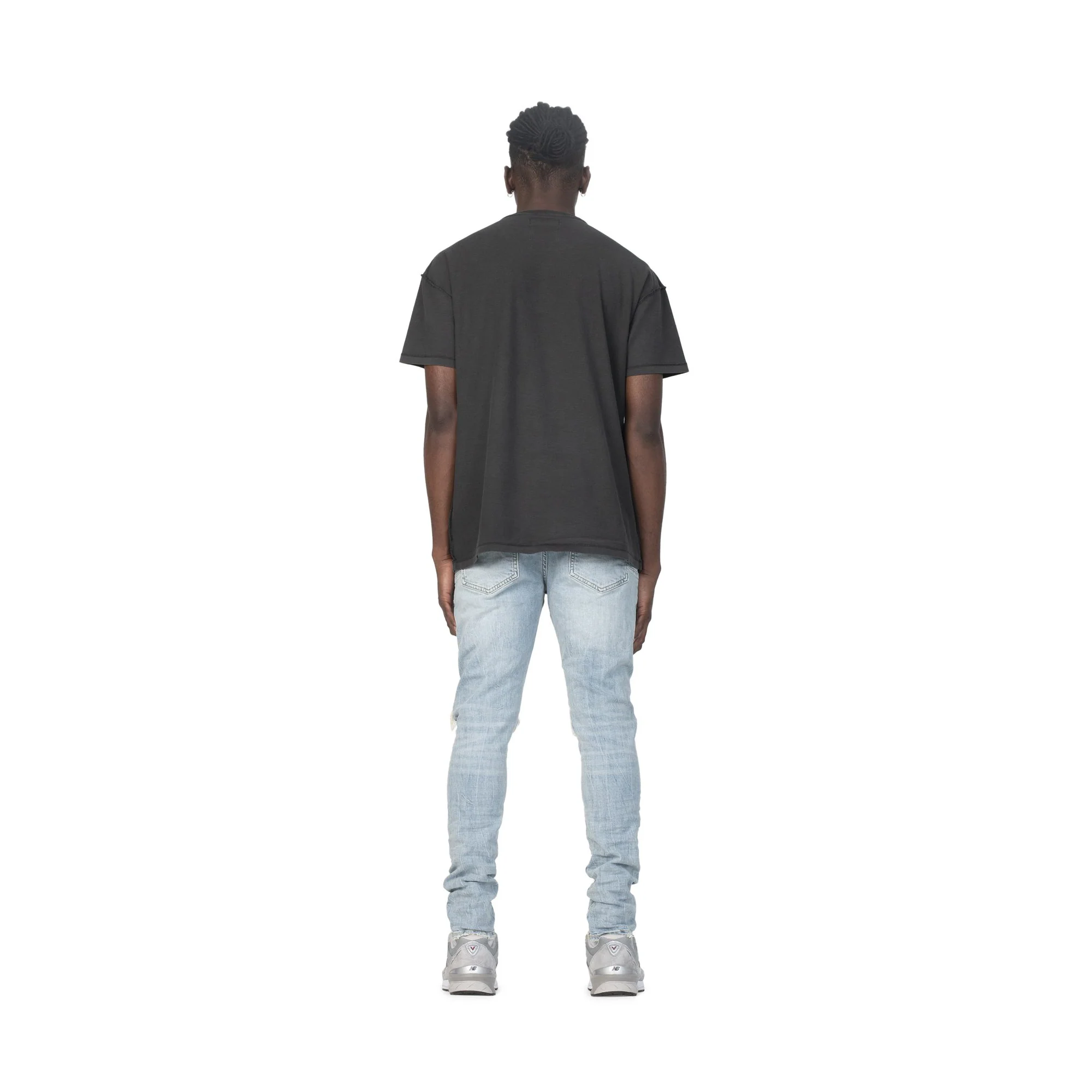 Purple Brand Mens Pants 'Light Indigo Blowout' - Image 4