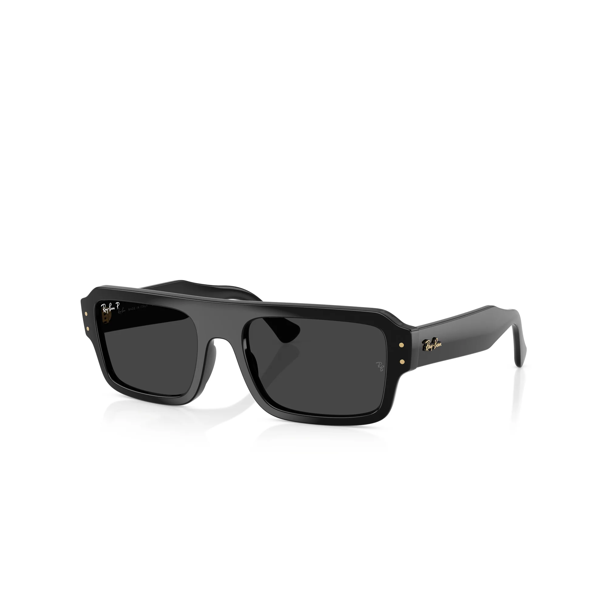 RAY-BAN Flacko Black W/ Polar Black Sunglasses - Image 2