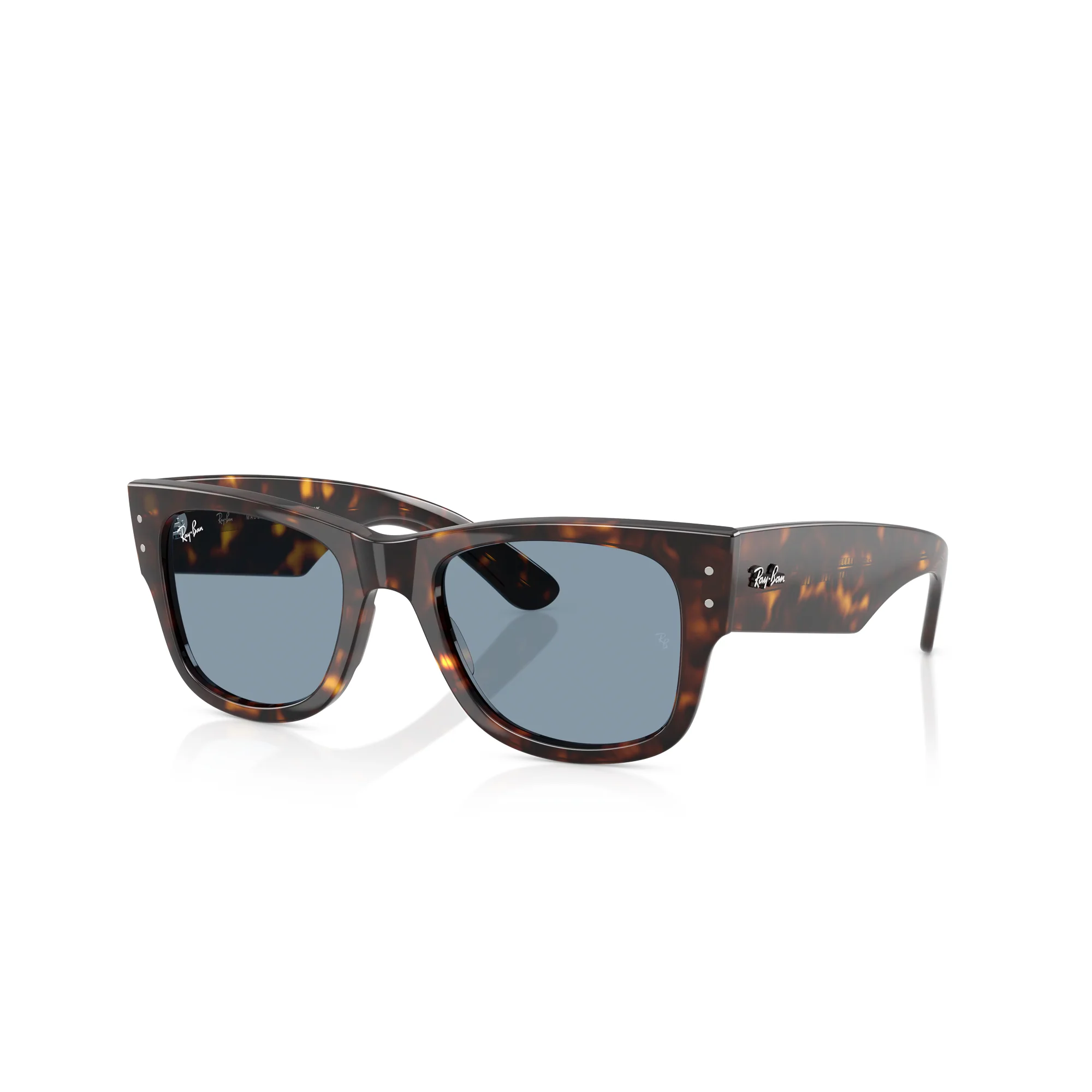 RAY-BAN Mega Wayfarer Havana W/ Blue Sunglasses - Image 2