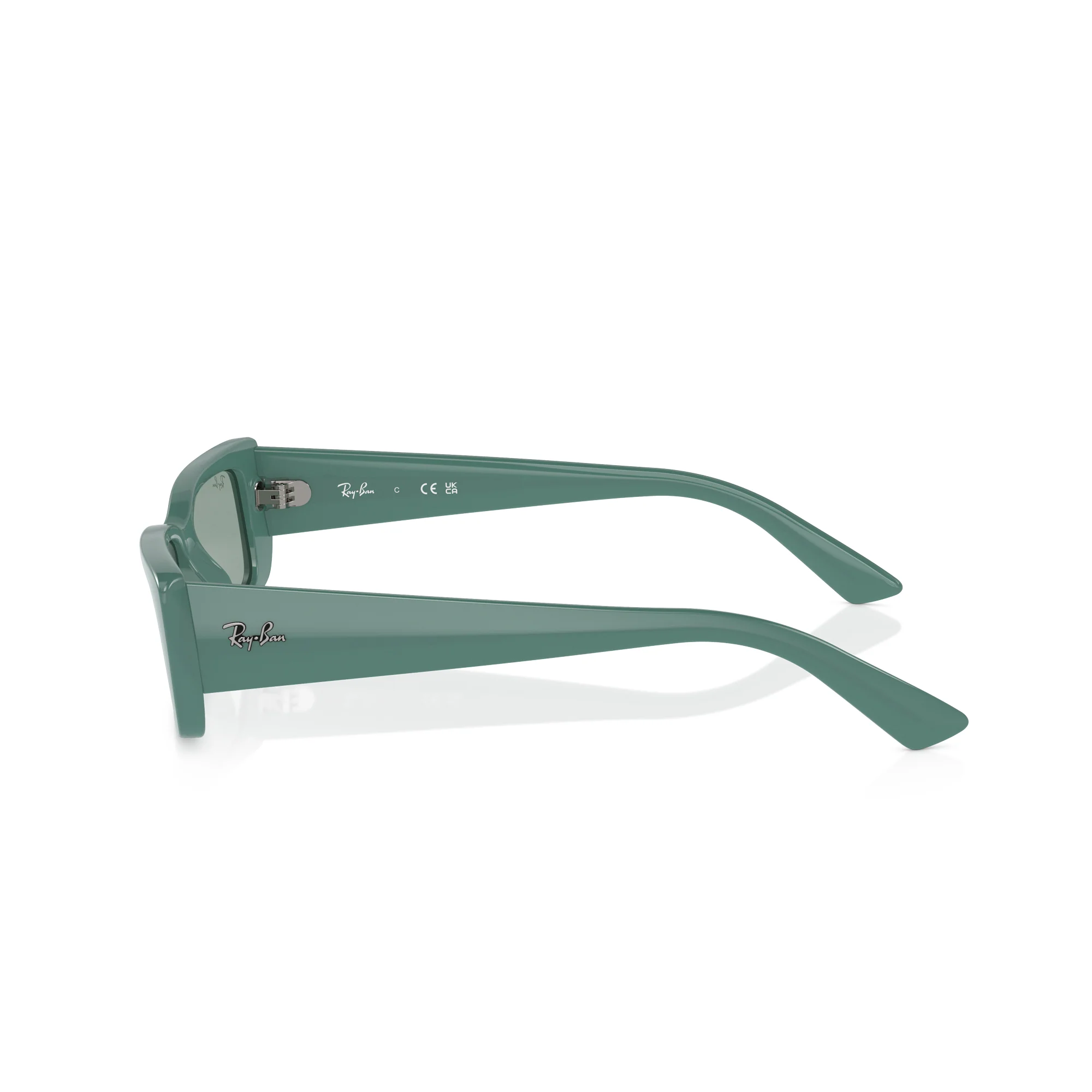 Ray-Ban Teru Algae Green W/ Petrol Green Sunglasses - Image 3