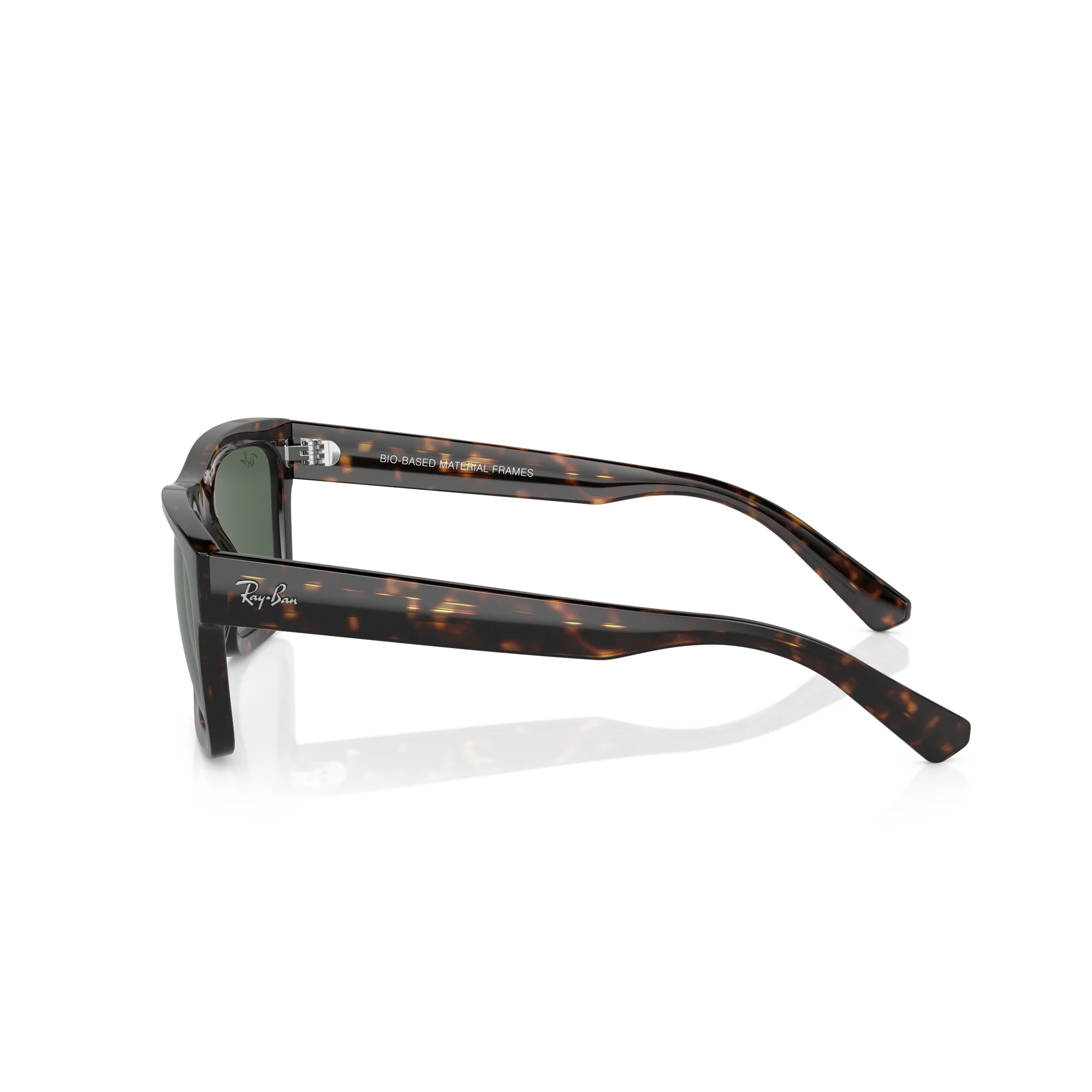 RAY-BAN Warren Havana W/ Dark Green Sunglasses - Image 3