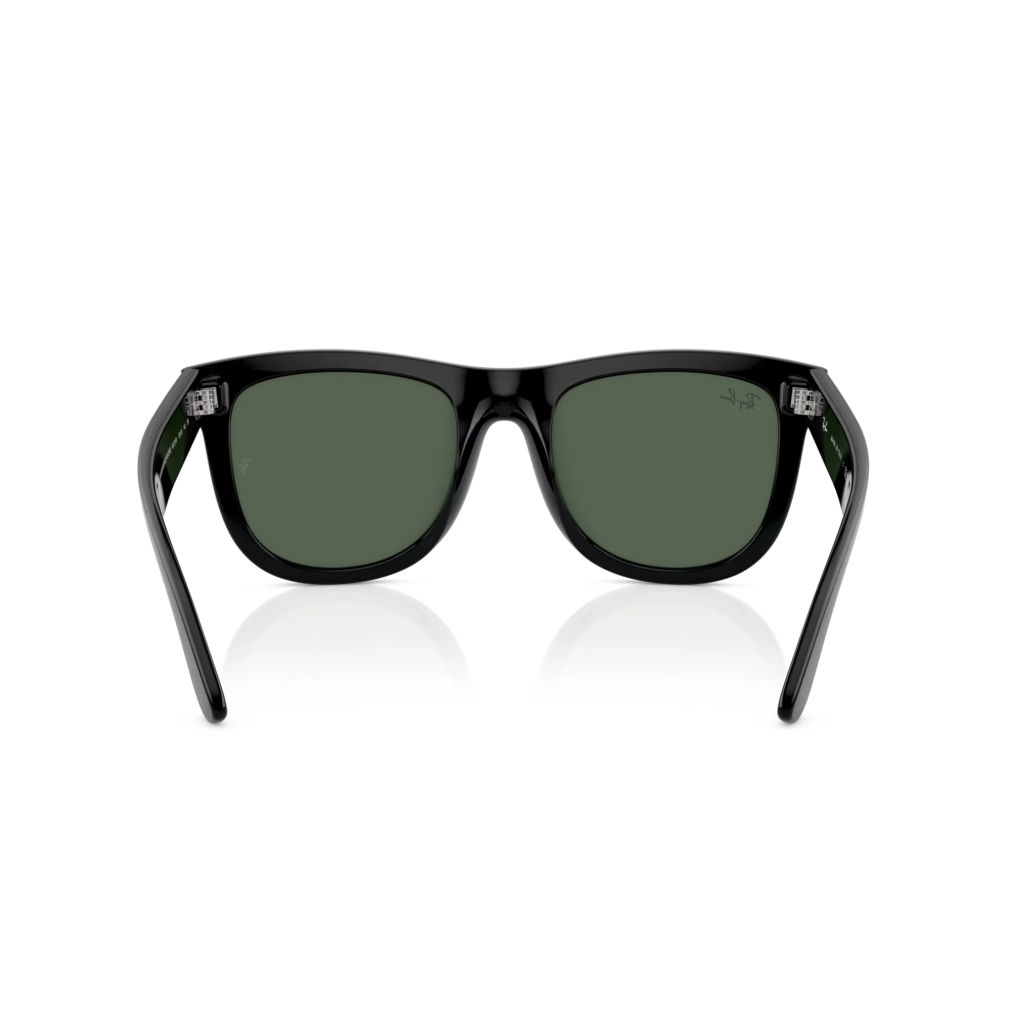 Ray-Ban Wayfarer Reverse Black W/ Dark Green Sunglasses - Image 4