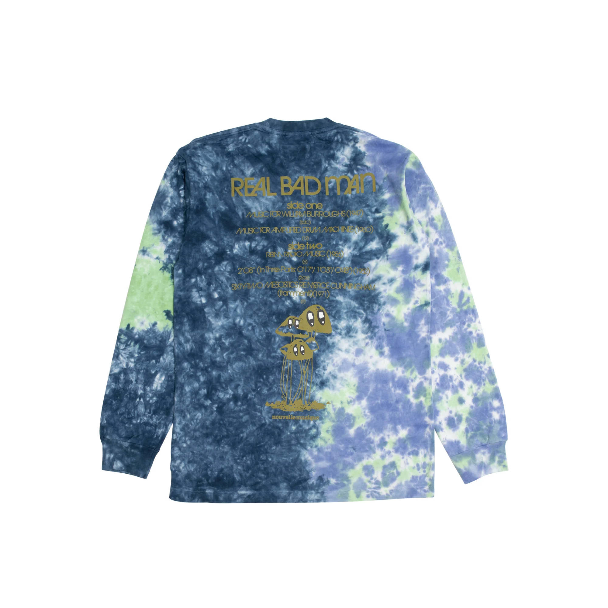 Real Bad Man Mens Nouvelle Musique LS Tee - Image 2