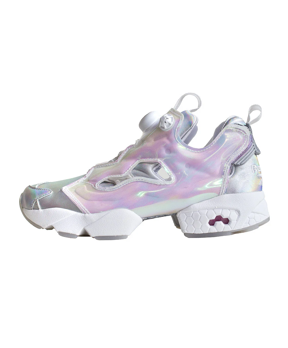 Reebok: Women's Instapump Fury "Cinderella" (White/Silver/Neon Blue)