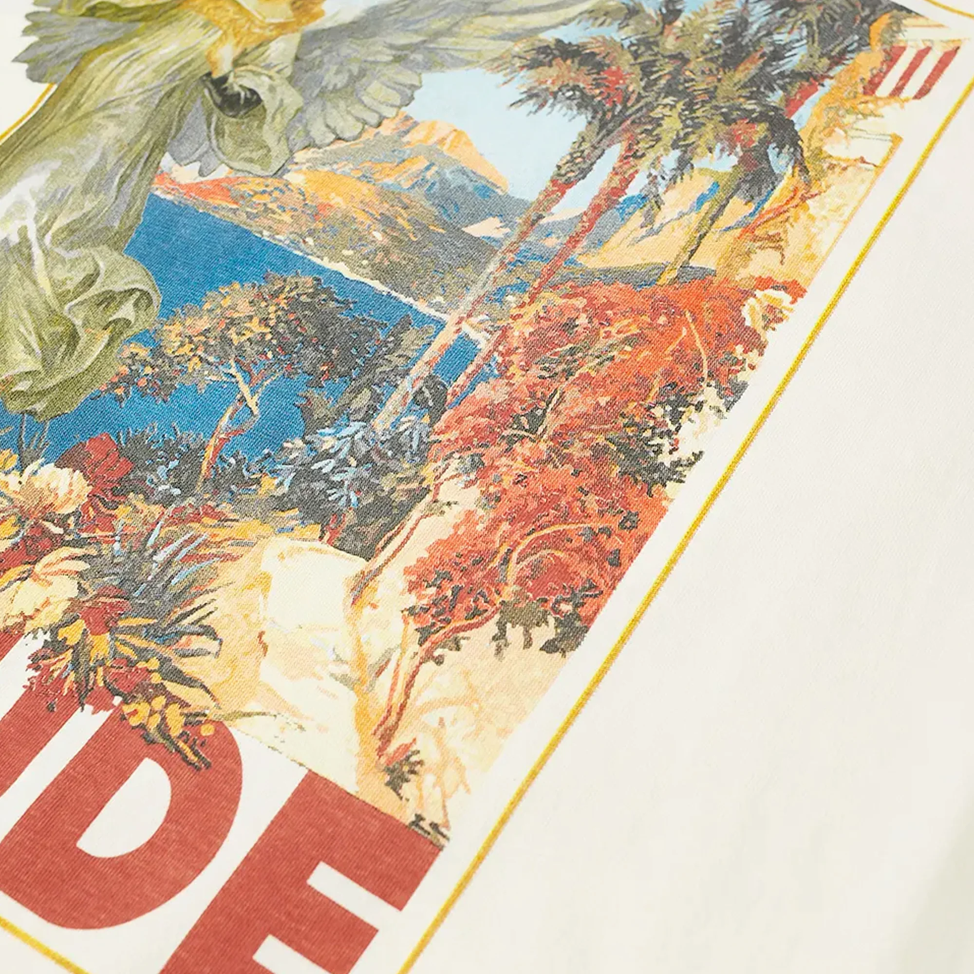 Rhude Mens Angel Tee 'White' - Image 2