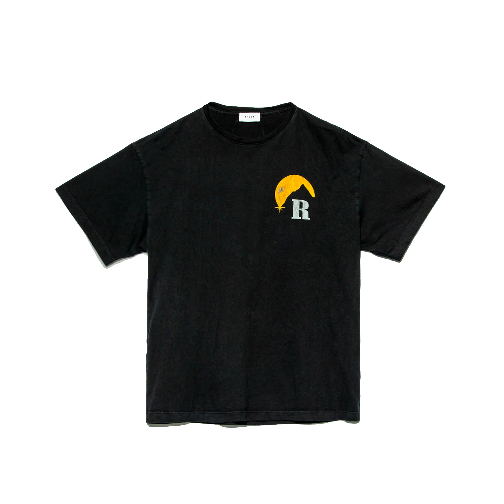 Rhude Mens Moonlight Tee 'Black'