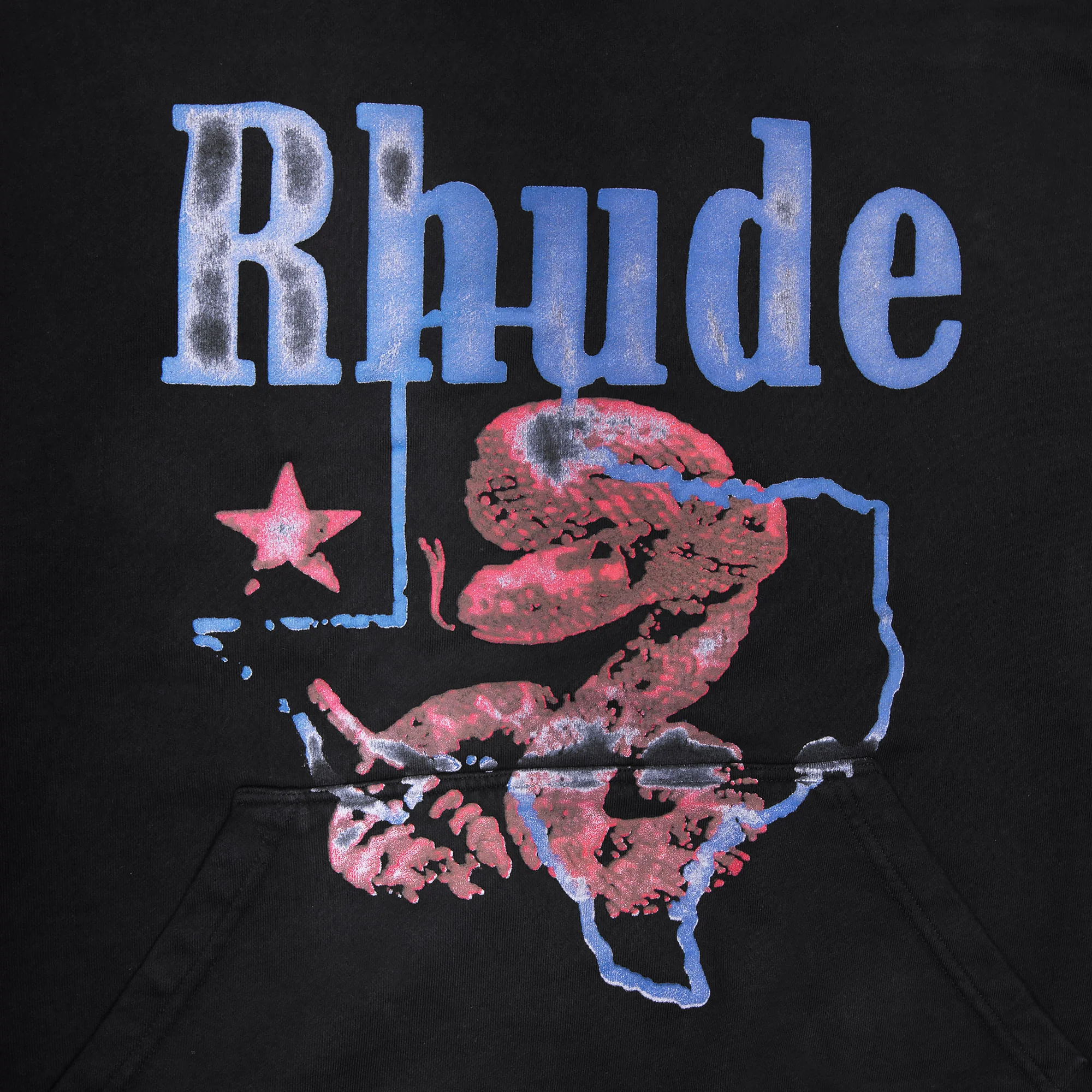 Rhude Mens Texas Snake Hoodie - Image 3