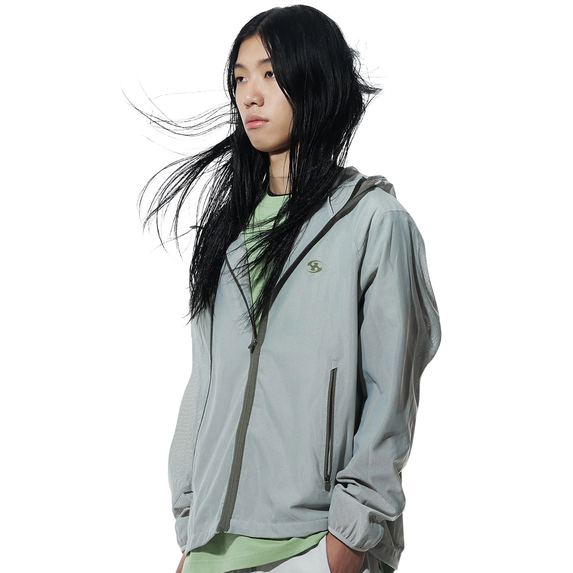 San San Gear Mens Zipper Mesh Jacket - Image 2