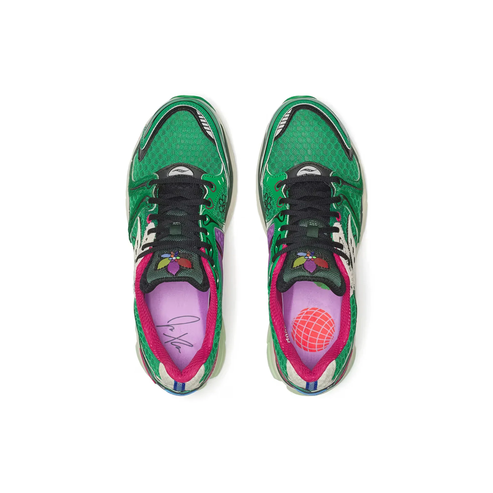 Saucony x Jae Tips Mens Progrid Triumph 4 Shoes - Image 4