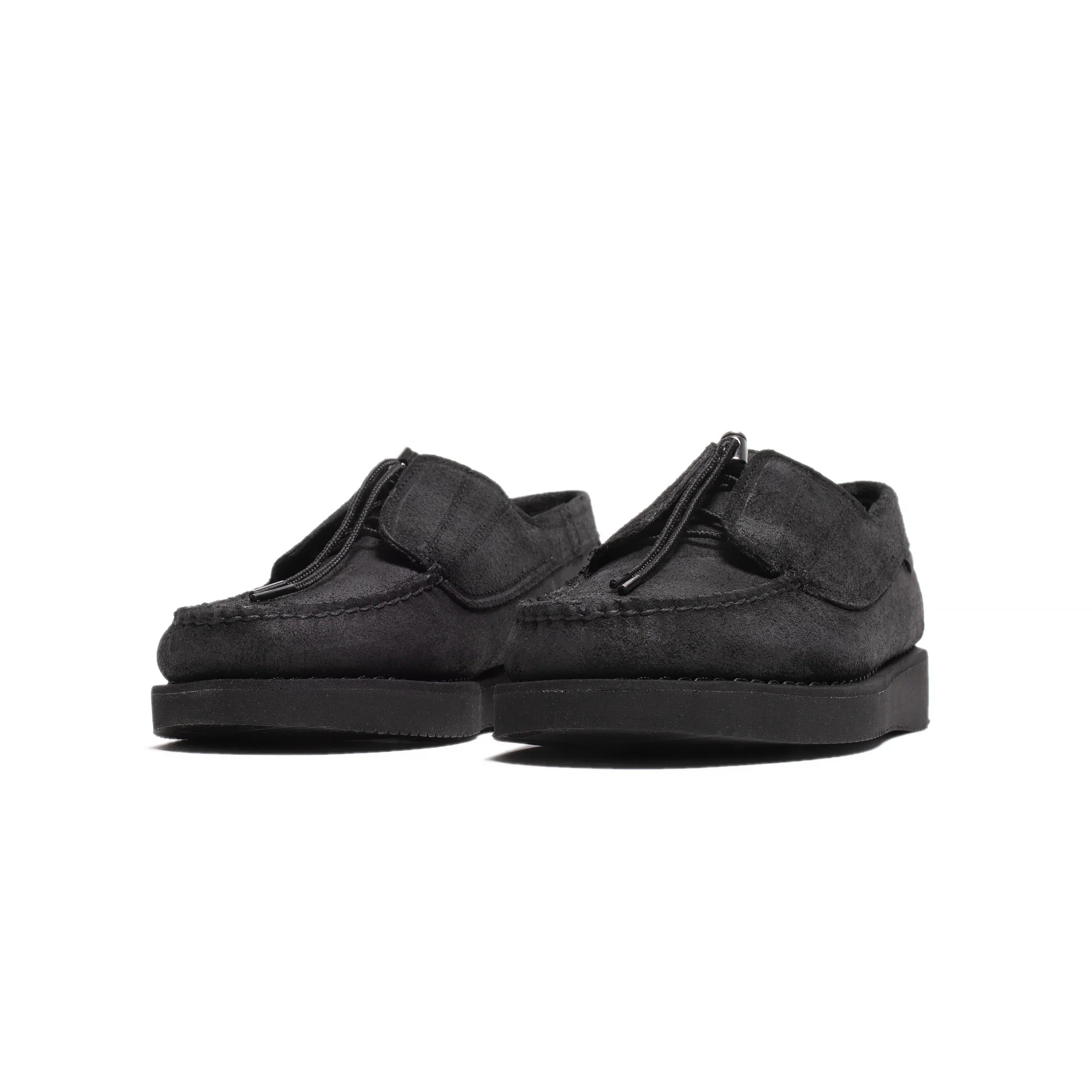 Sebago Mens Overlap Shoes 'Black' - Image 2
