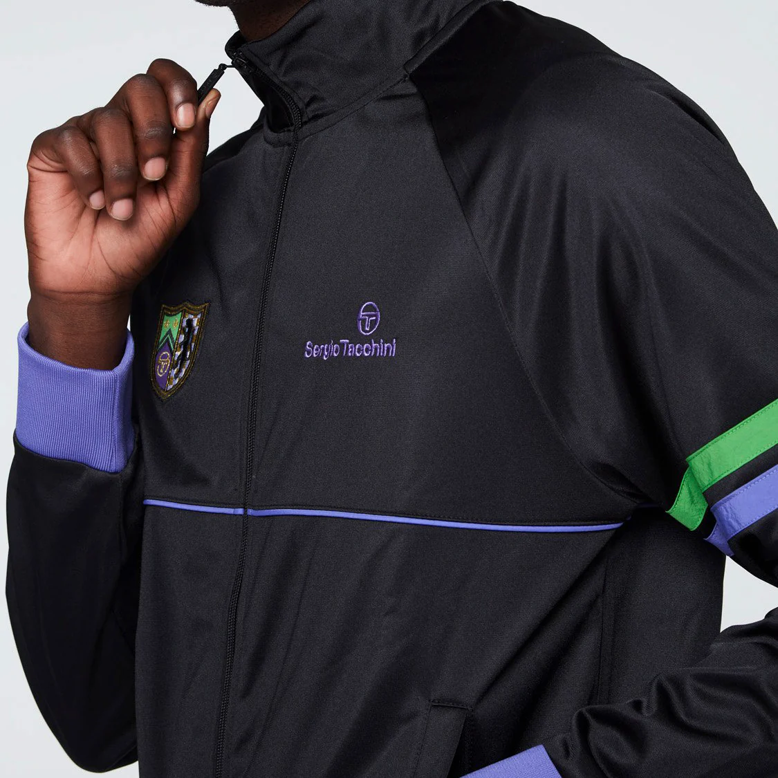 Sergio Tacchini x A$AP Nast Orion Track Jacket 'Black' - Image 4
