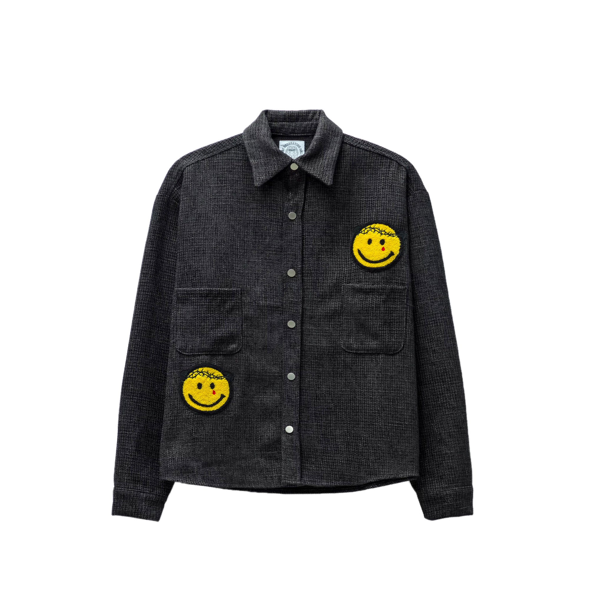 Someit Mens JX Tweed Shirt Jacket