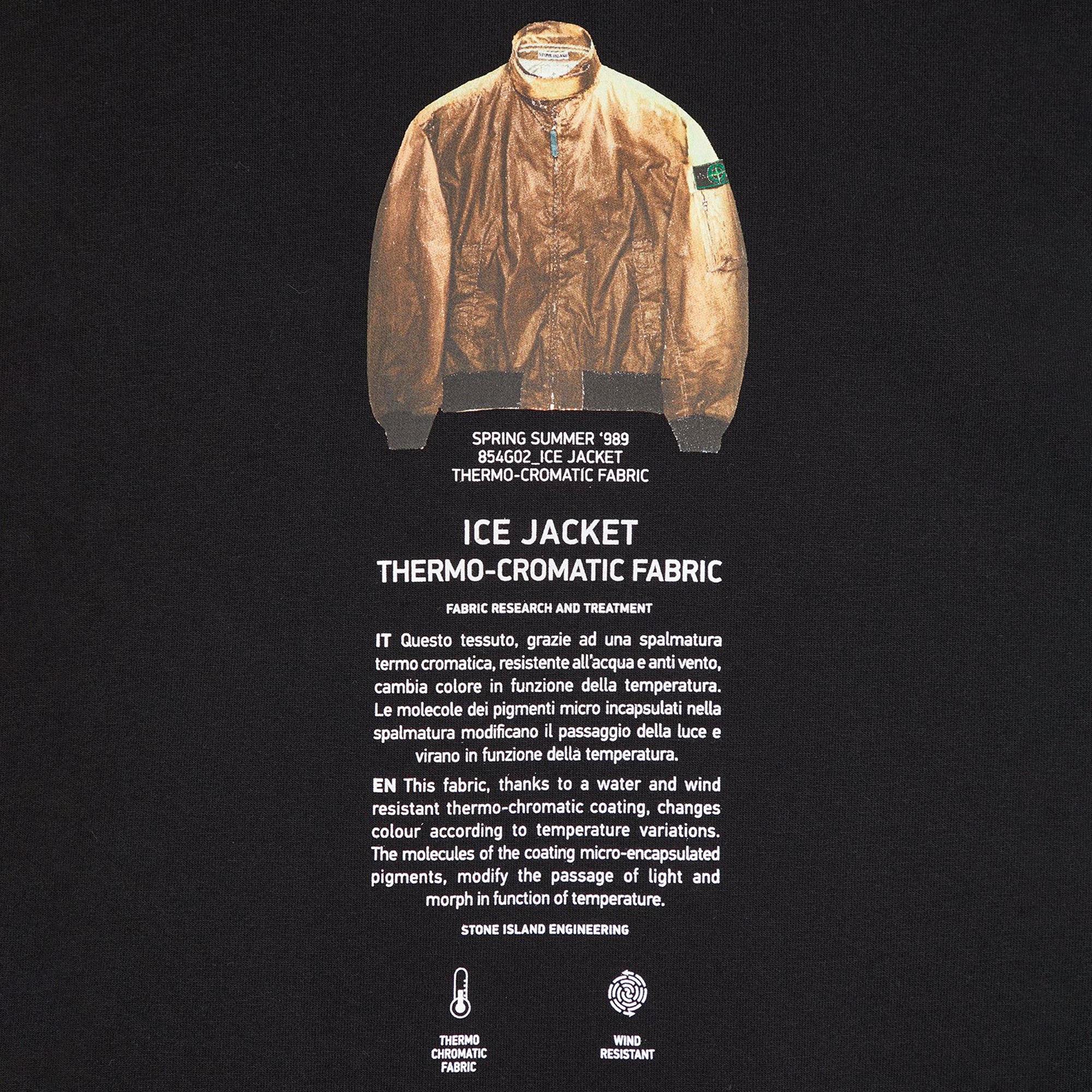 Stone Island Mens Archivio Print T-Shirt - Image 4