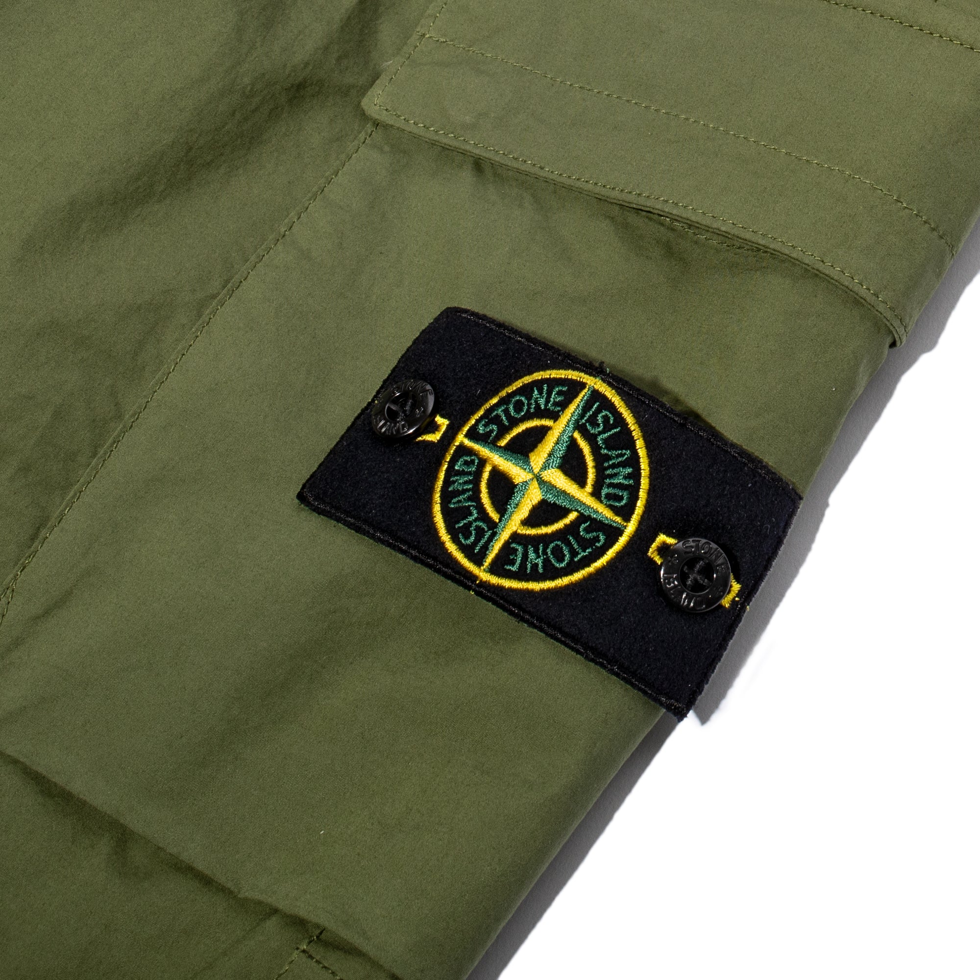 Stone Island Mens Pants 'Olive' - Image 3