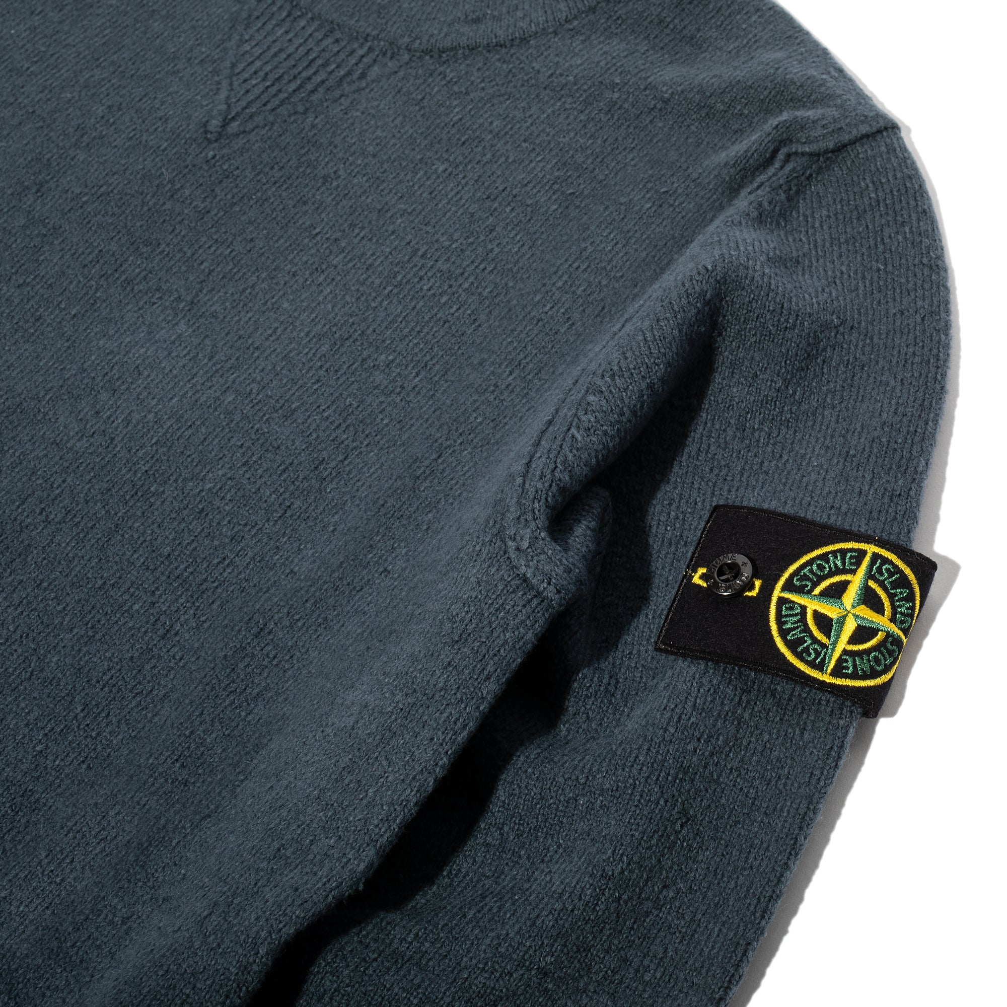 Stone Island Mens Knit Wear 'Blue' - Image 3