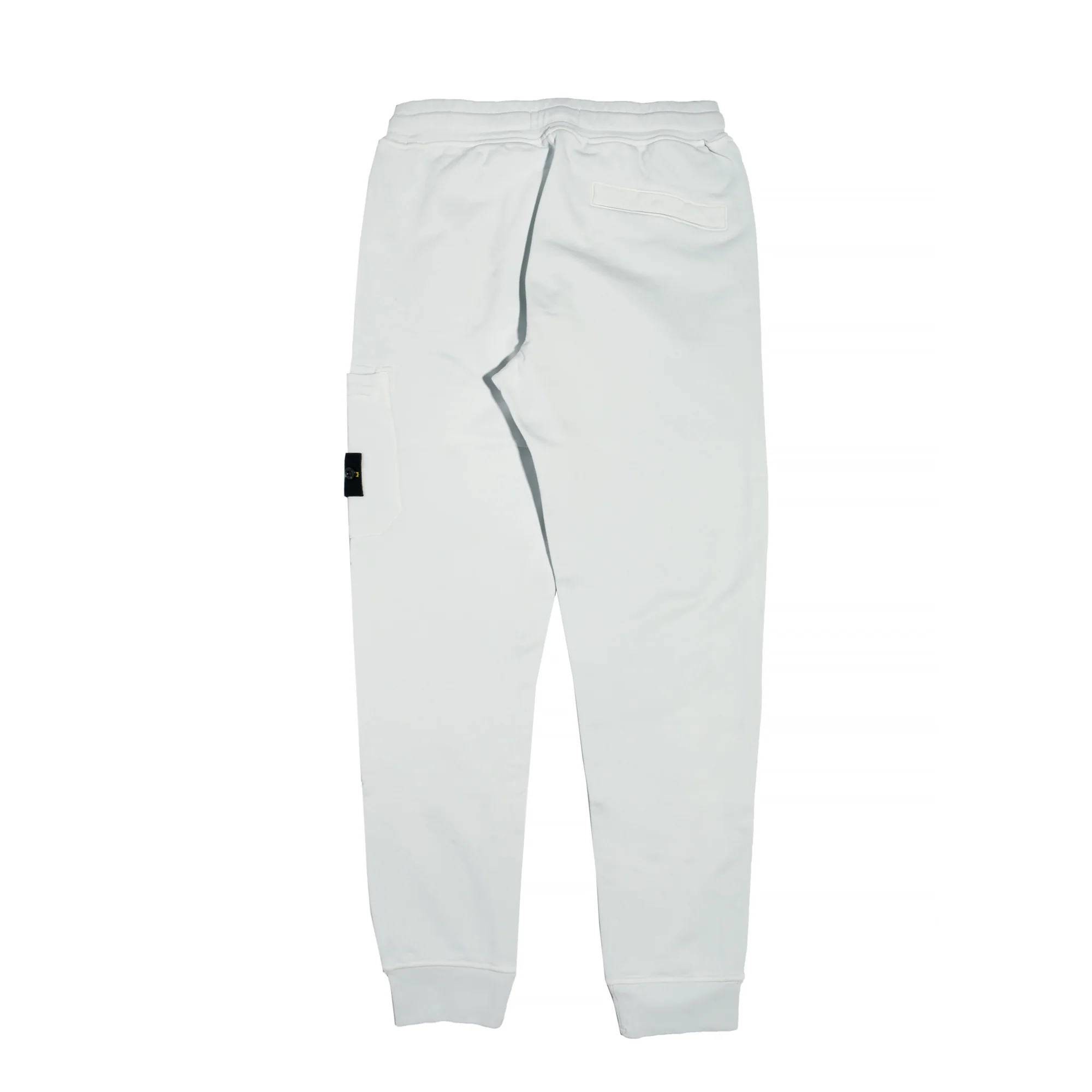 Stone Island Mens Fleece Pants 'White' - Image 2