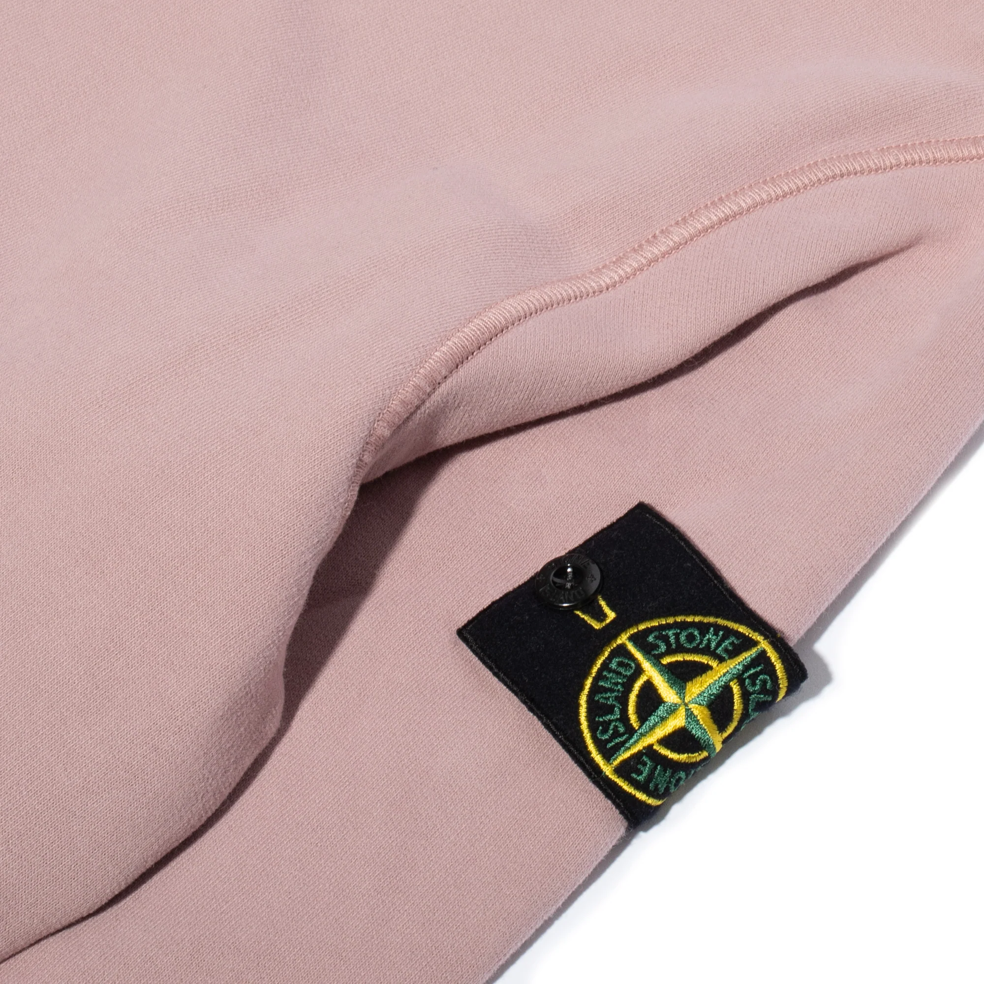 Stone Island Mens Cotton Fleece Hoodie - Image 3