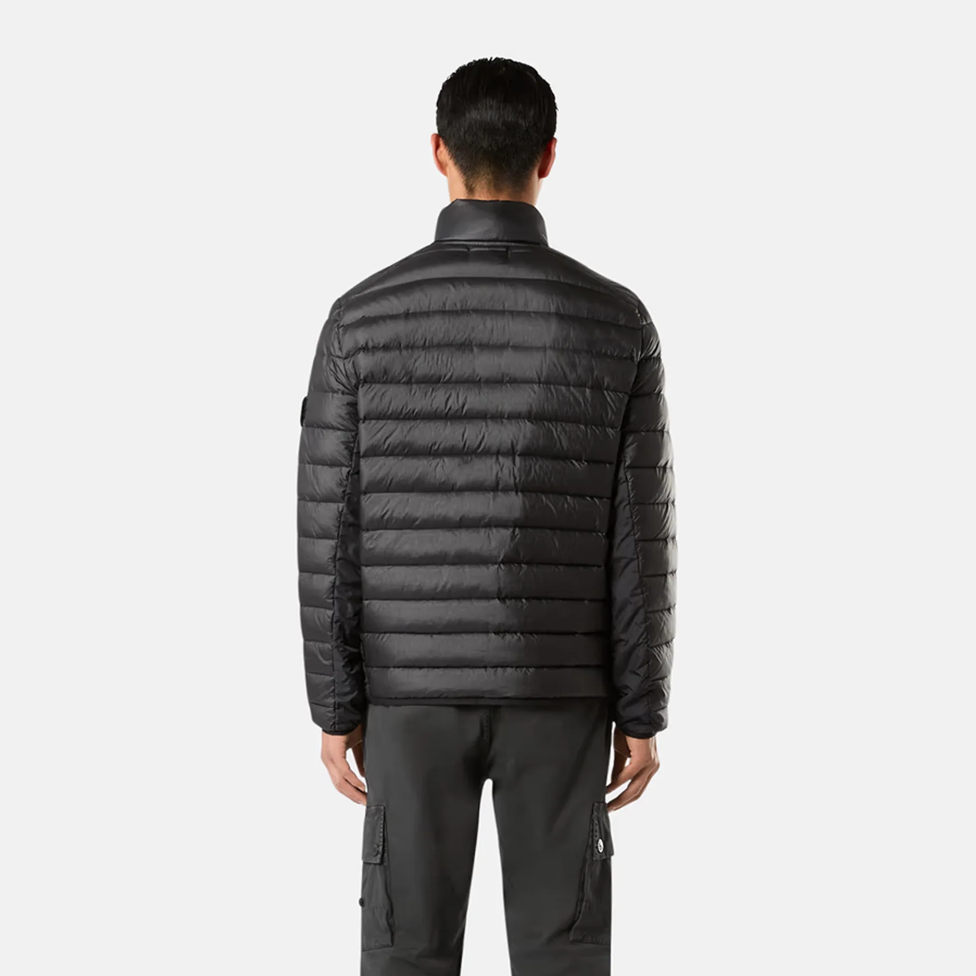 Stone Island Mens Loom Woven Chambers Nylon Down TC Jacket - Image 3
