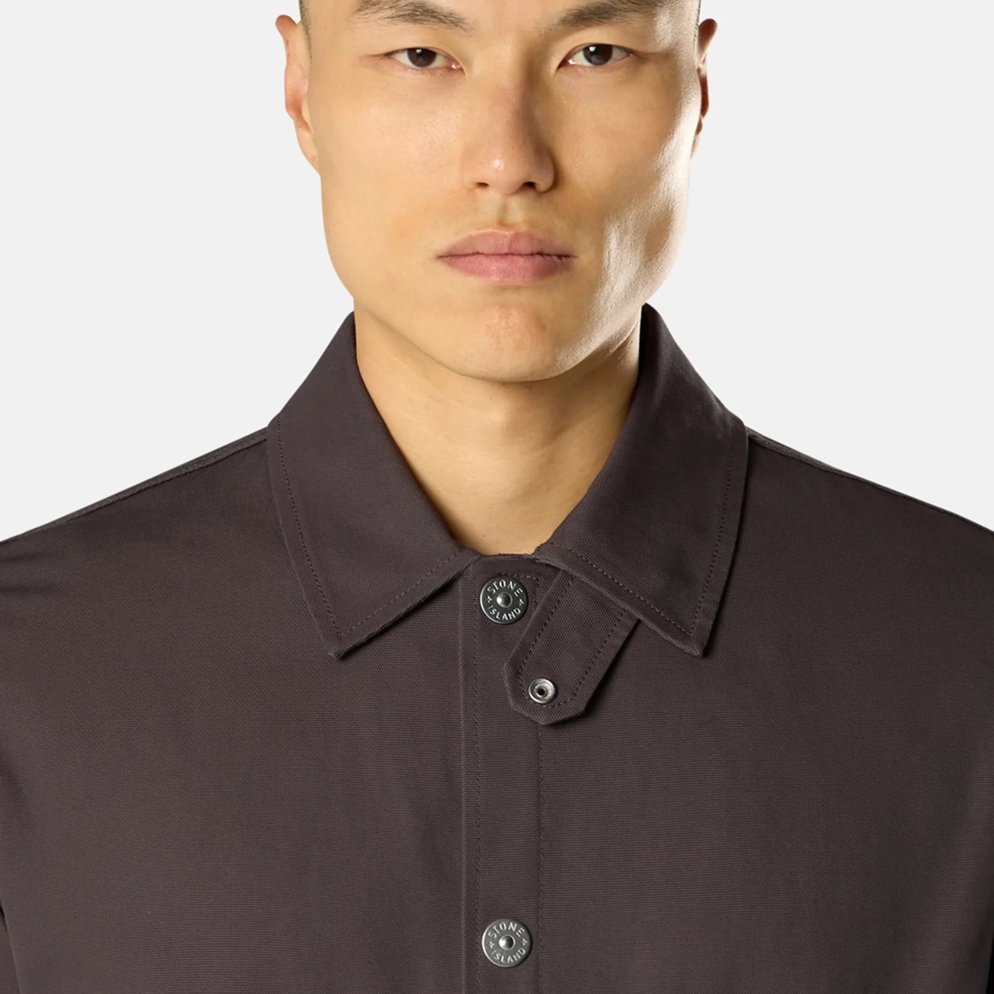 Stone Island Mens Cotton Canvas Coach Jacket - Image 4