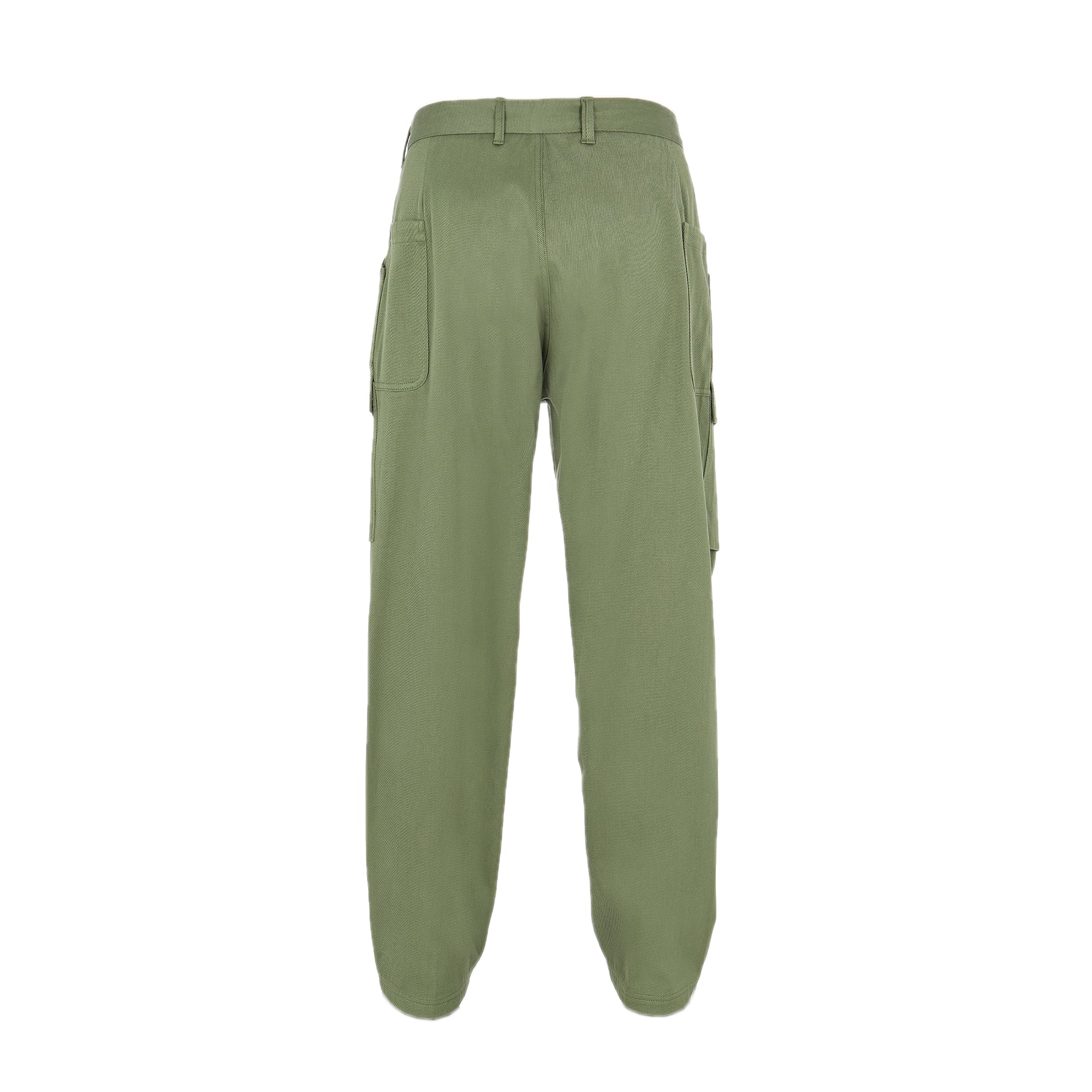 Stone Island Mens Straight Fit Cargo Pants Green - Image 2