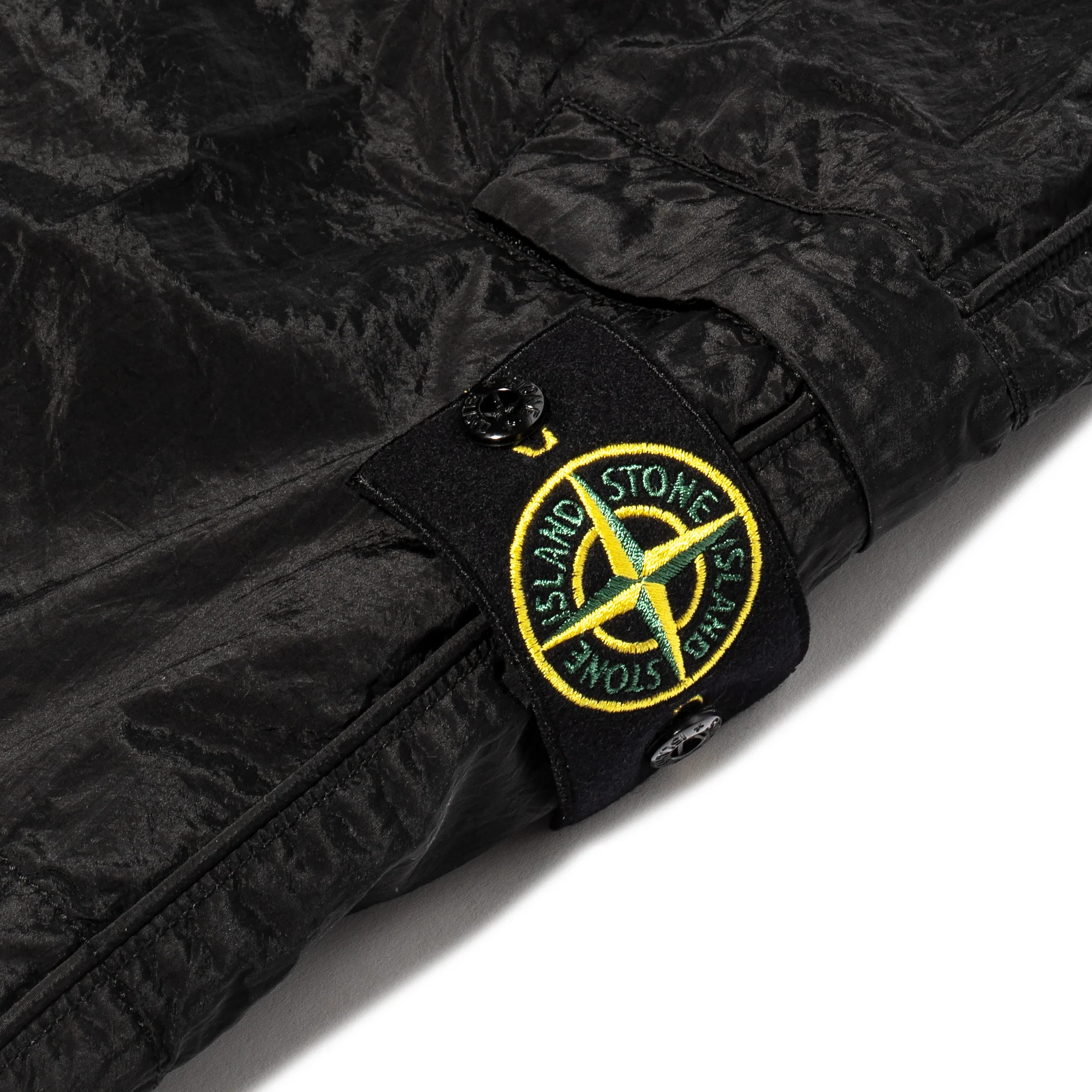 Stone Island Mens Bermuda Shorts 'Black' - Image 3