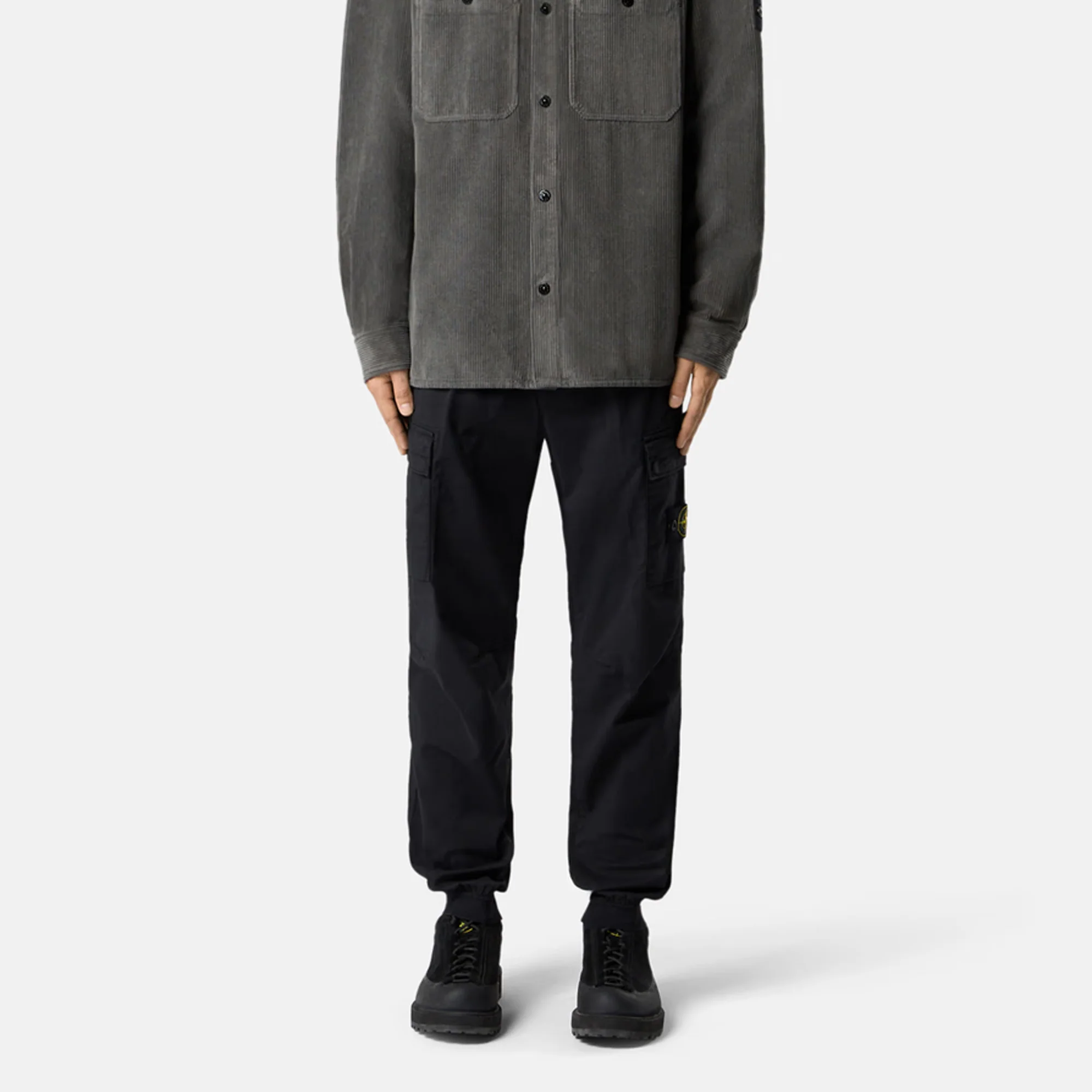 Stone Island Mens Supima Cotton Twill Pants - Image 2