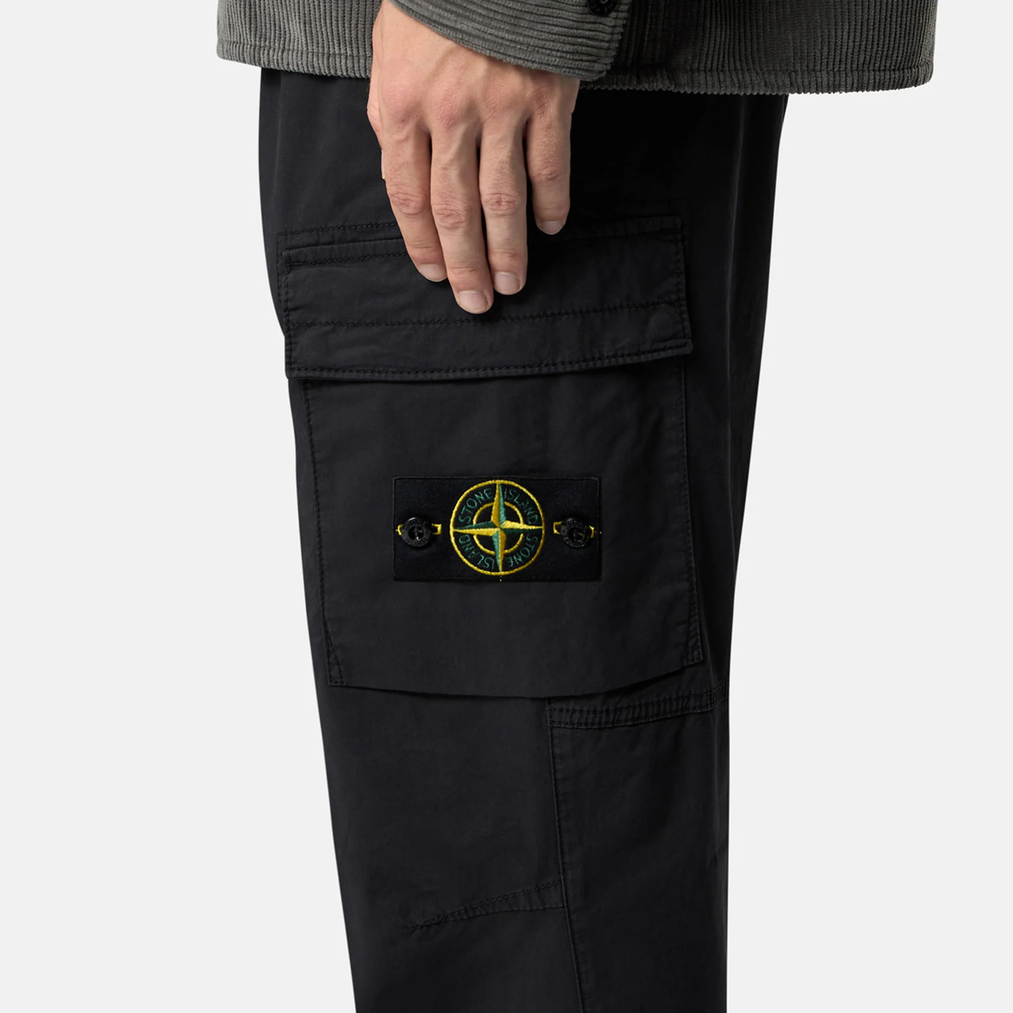 Stone Island Mens Supima Cotton Twill Pants - Image 4