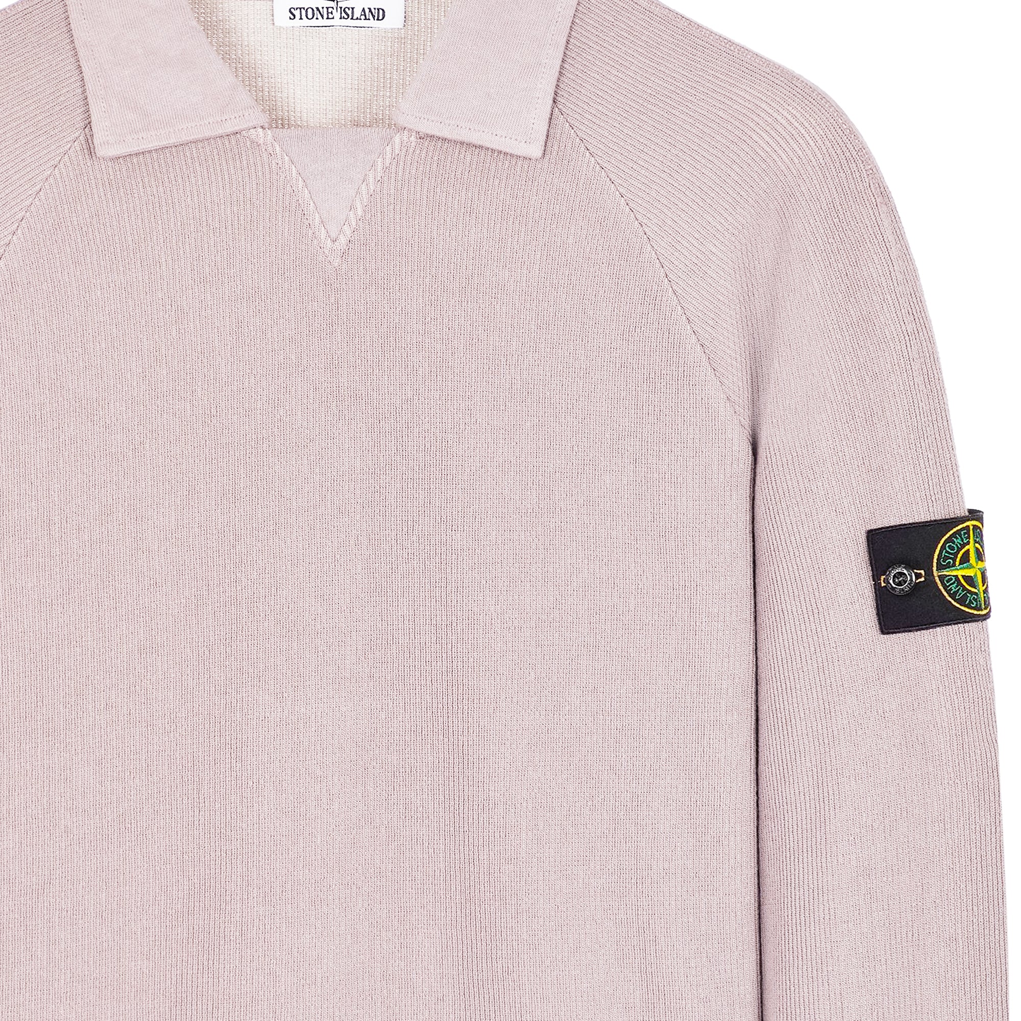 Stone Island Mens Polo Sweatshirt - Image 3