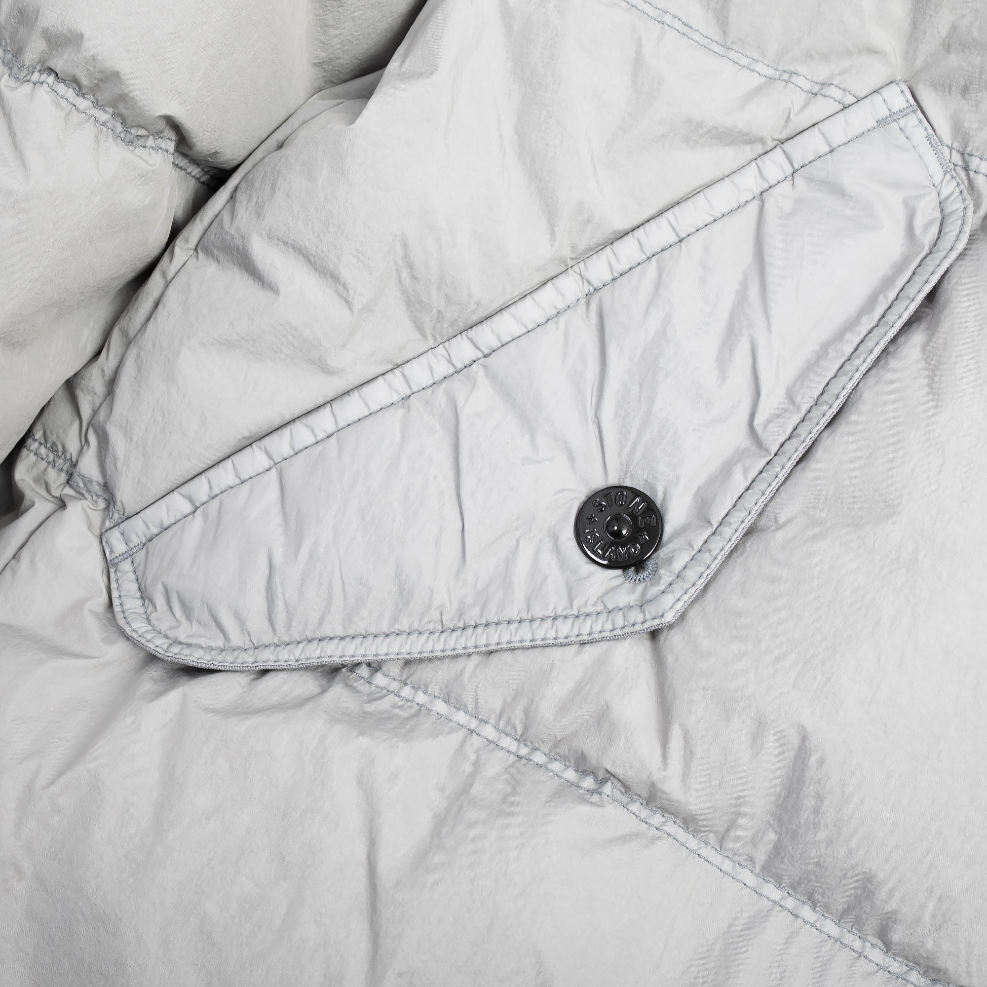 Stone Island Mens Garment Dyed Crinkle Reps R-ny Down Jacket - Image 4