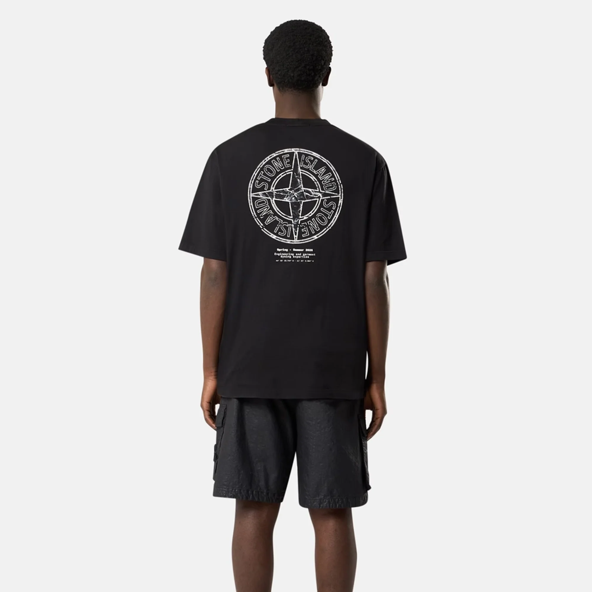 Stone Island Mens Organic Cotton SS Tee - Image 2