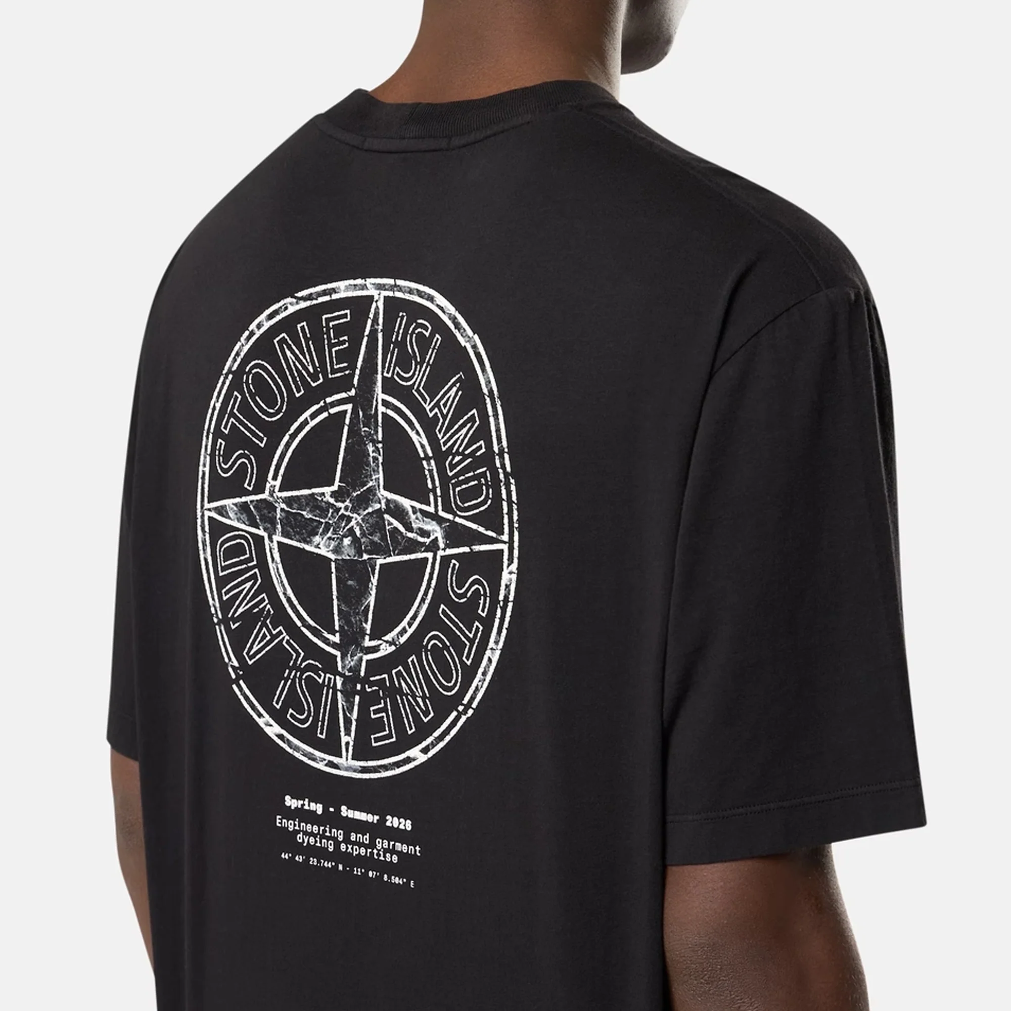 Stone Island Mens Organic Cotton SS Tee - Image 4