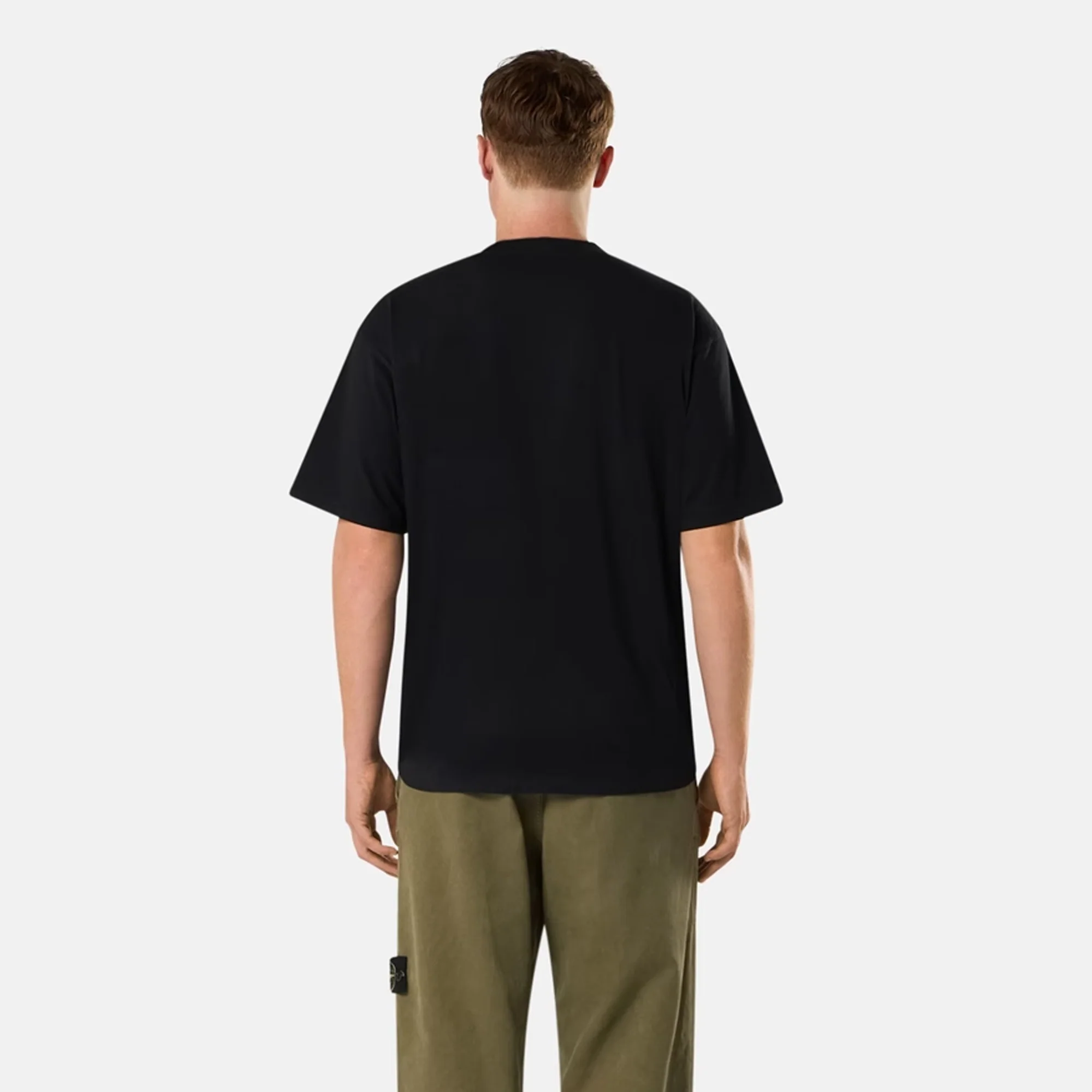 Stone Island Mens Combed Organic Cotton SS Tee - Image 3