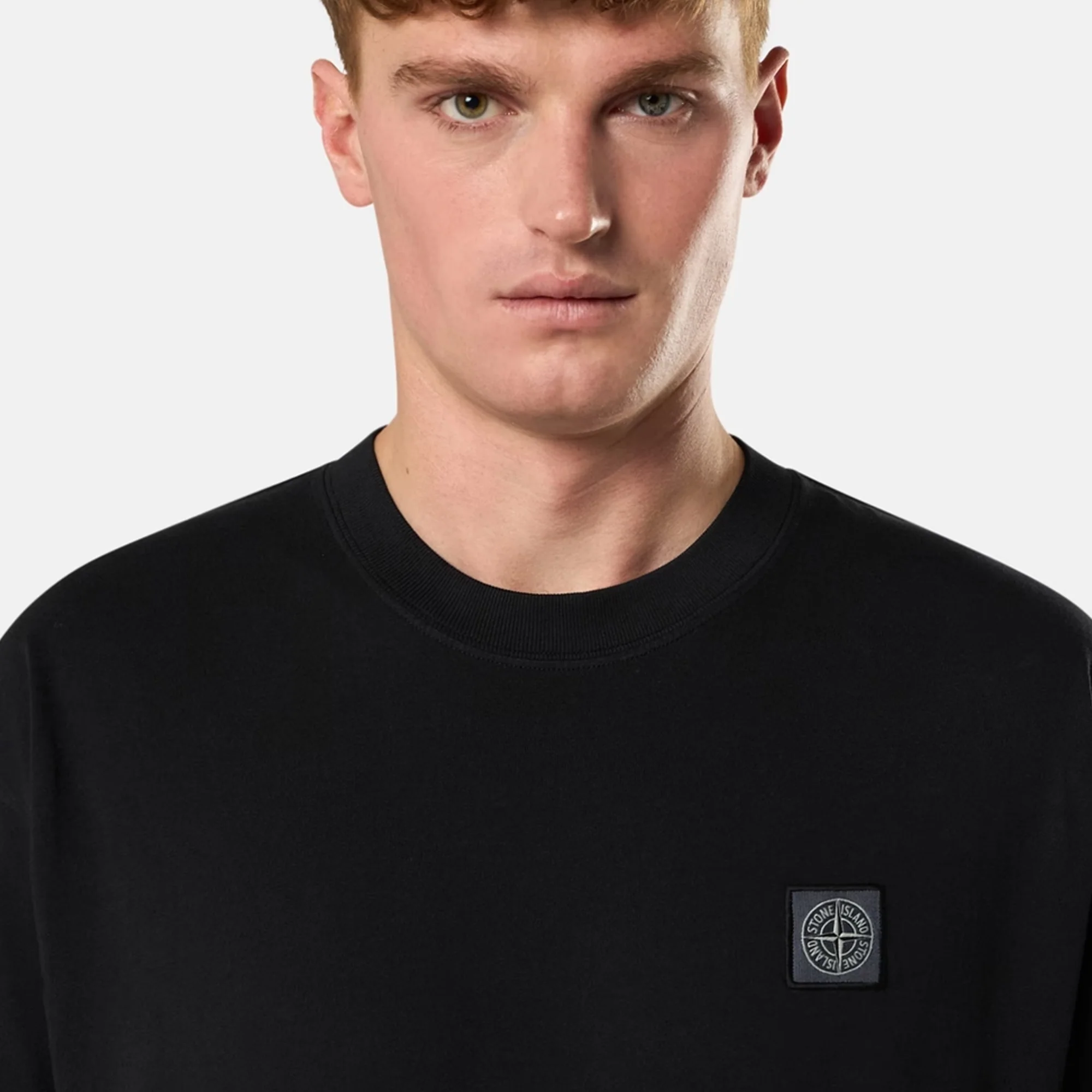 Stone Island Mens Combed Organic Cotton SS Tee - Image 4