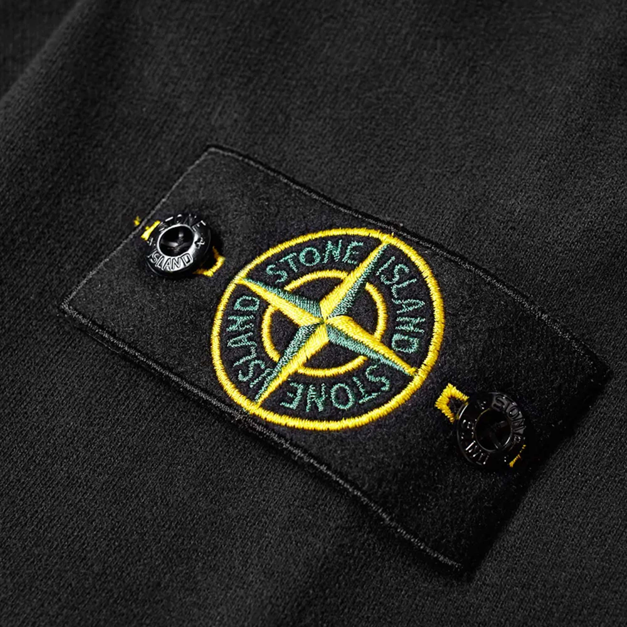 Stone Island Mens Sweat Shirt 'Black' - Image 2