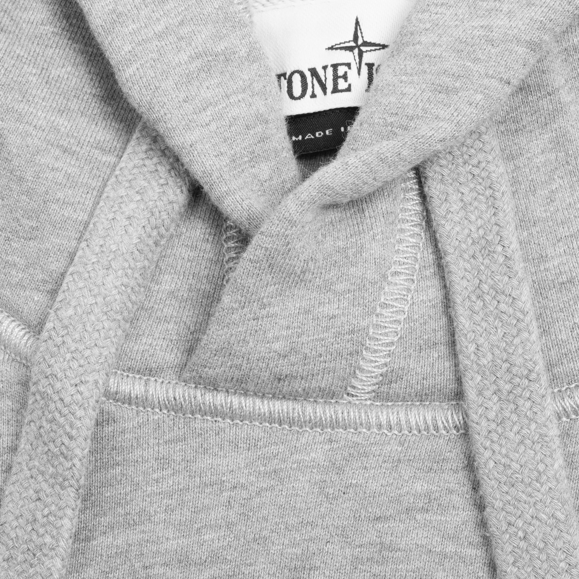 Stone Island Mens Fleece Hoodie - Image 3