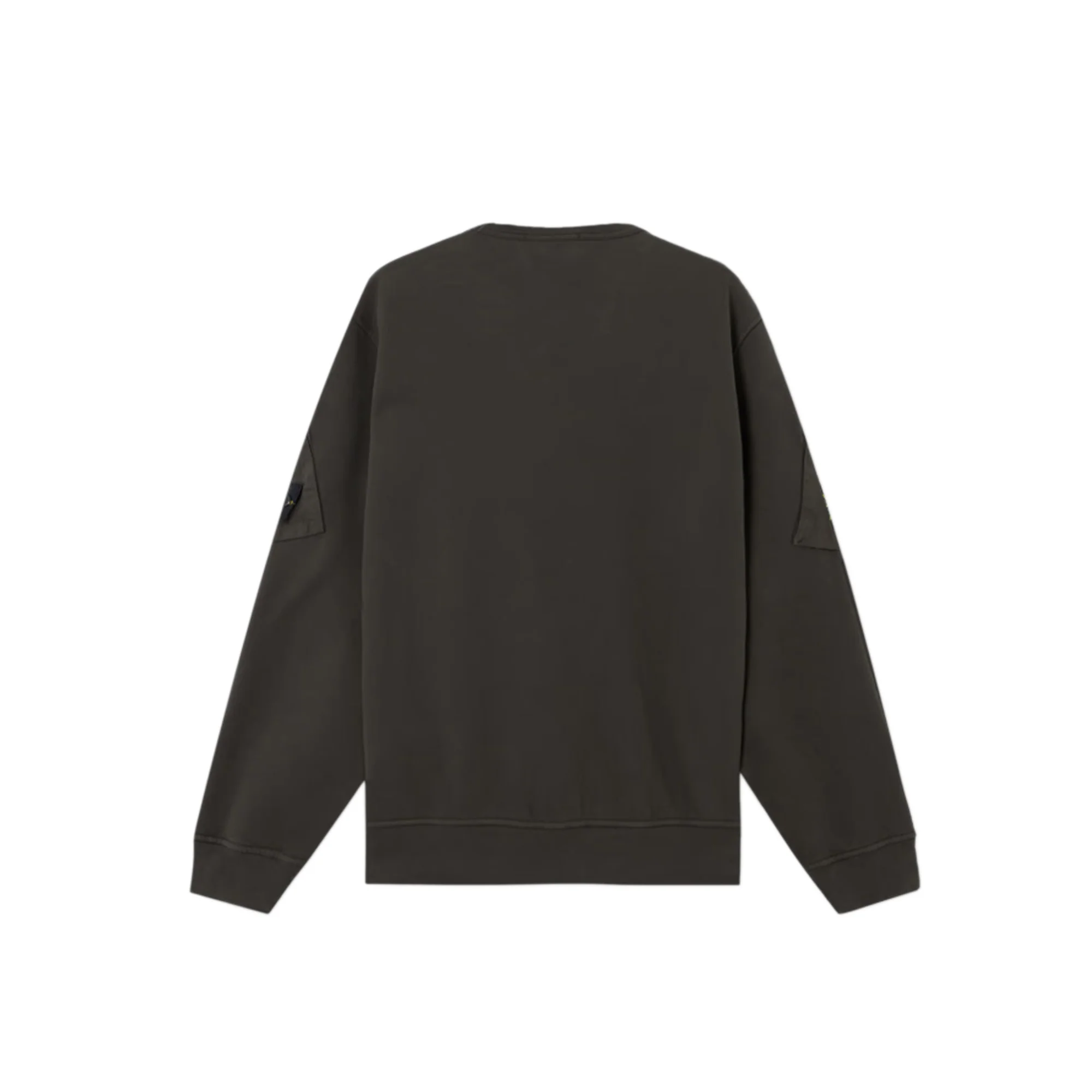 Stone Island Mens Brushed Organic Cotton Fleece Sweatshirt - Image 3