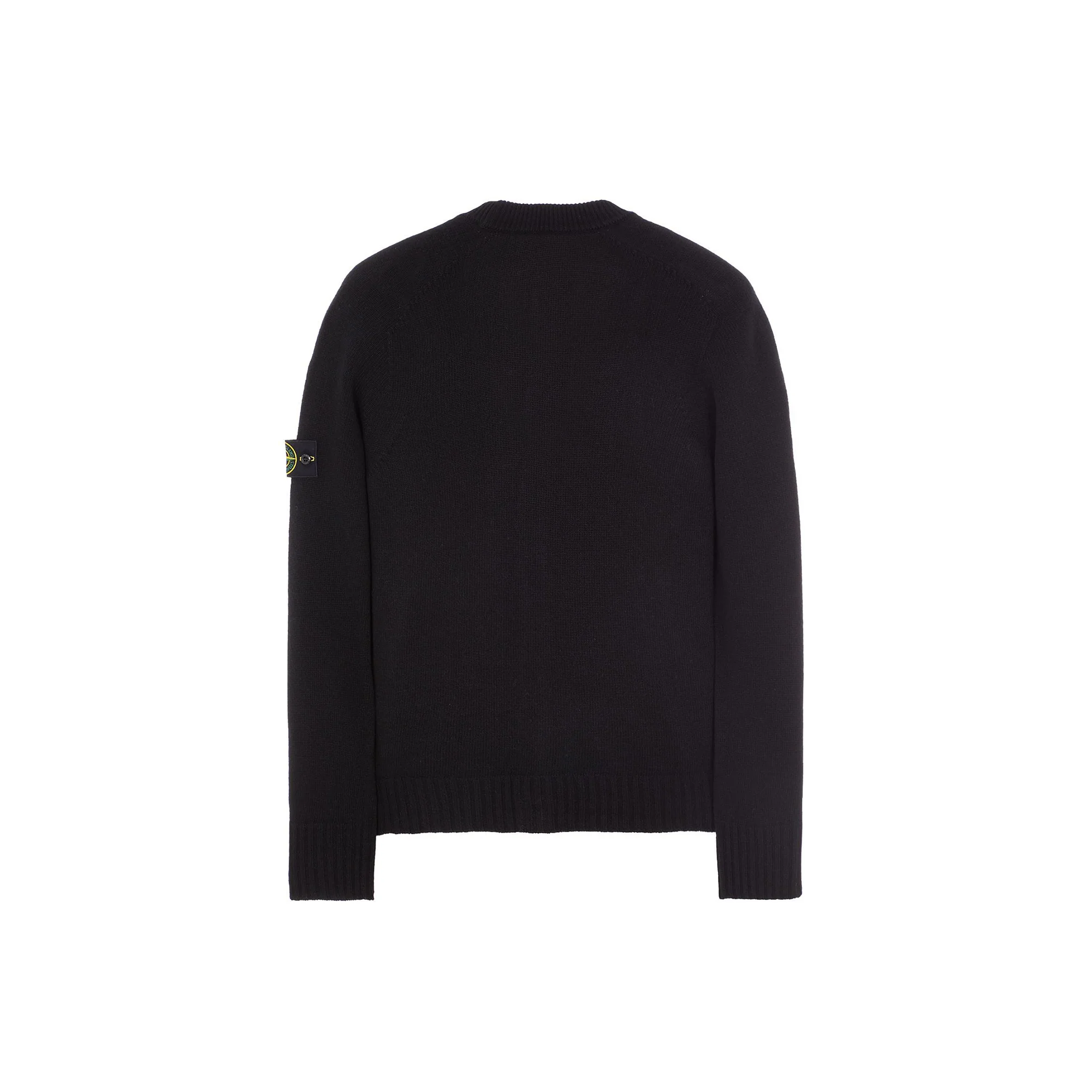 Stone Island Mens Wool Cardigan Black - Image 2