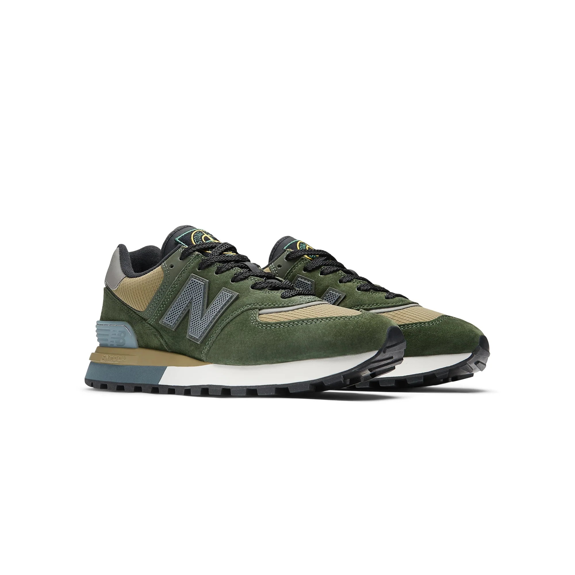 Stone Island x New Balance 574 Legacy Shoes - Image 2