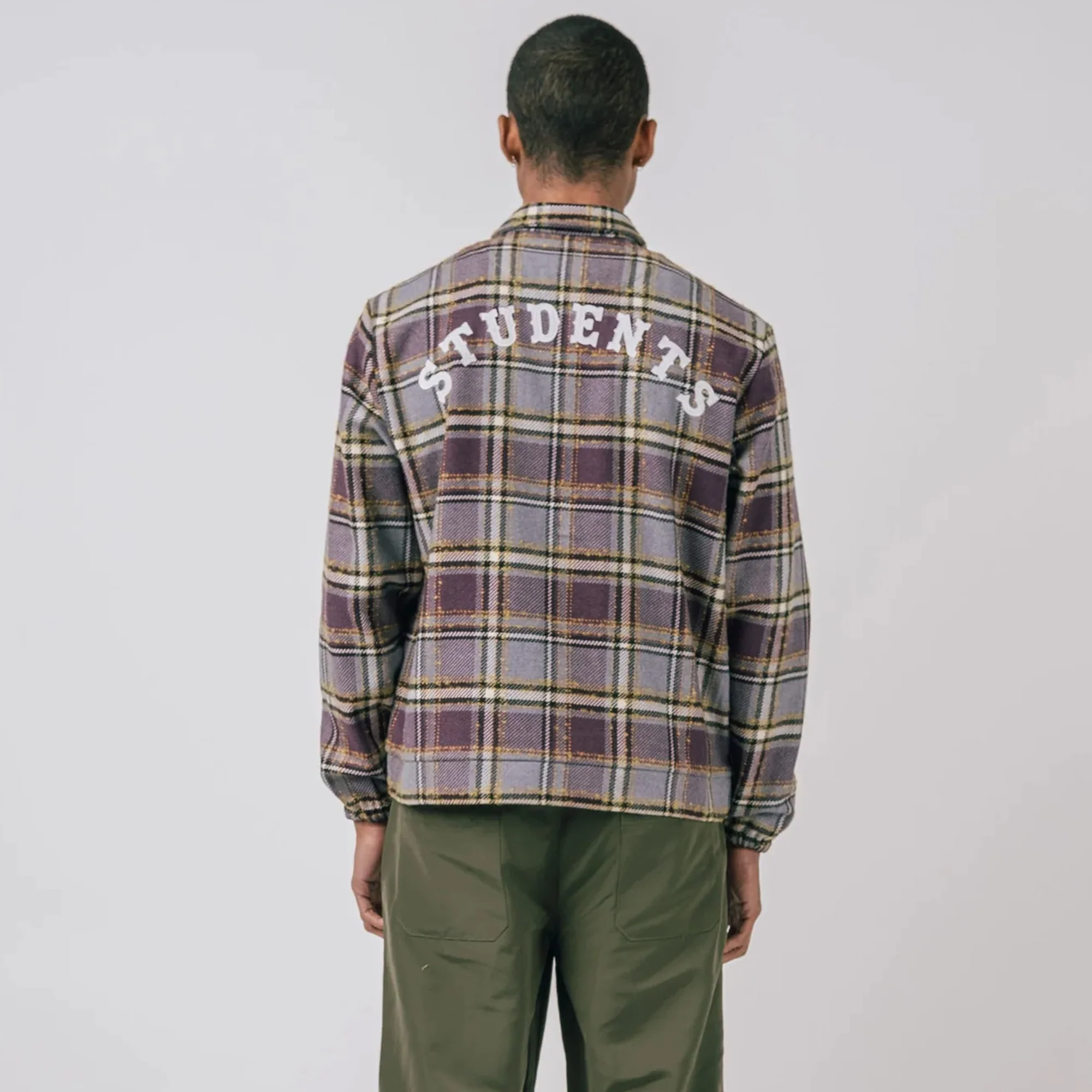 Students Mens Fitzroy Flannel Jacket - Image 3