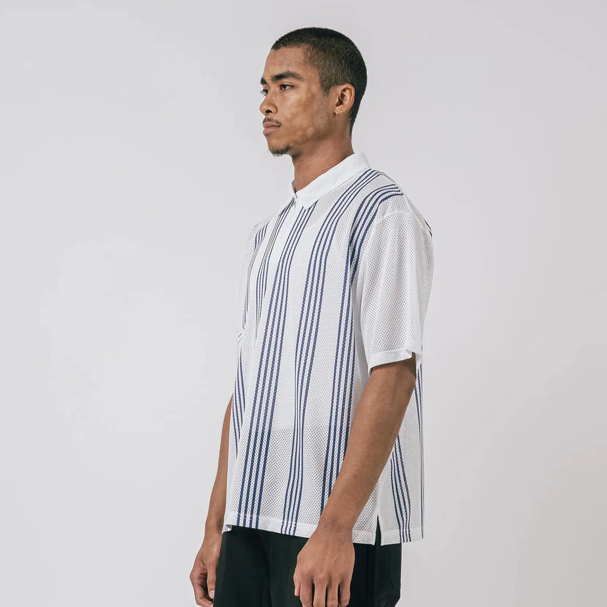Students Mens Howards Mesh Zip Polo Shirt - Image 4
