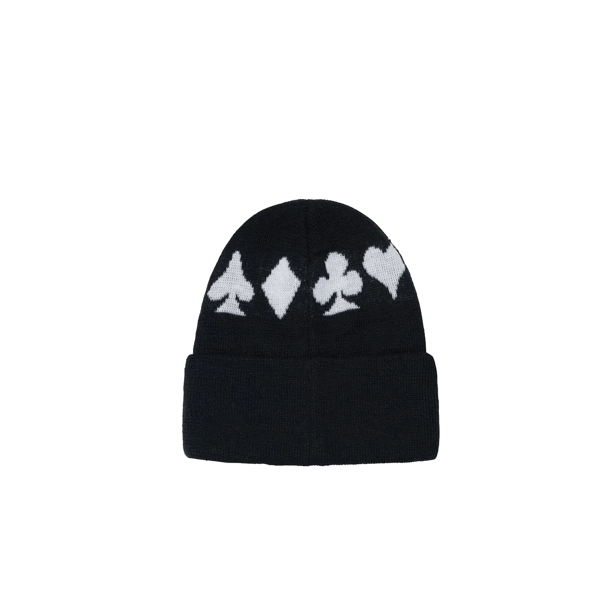 Stussy Mens Full Suit Jacquard Cuff Beanie 'Black' - Image 2