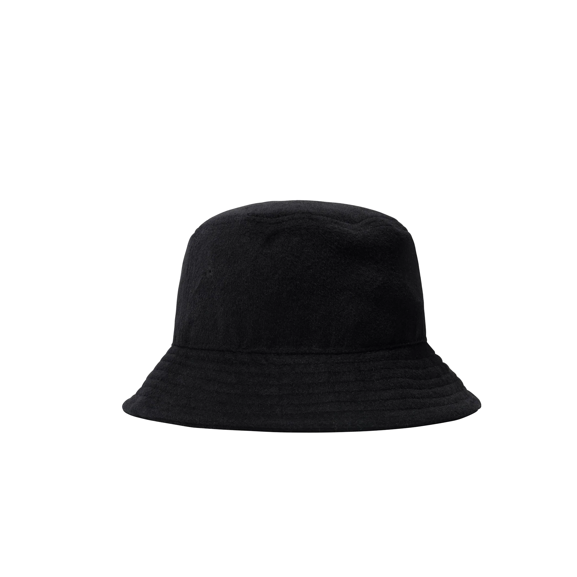 Stussy Fuzzy Wool Basic Bucket Hat 'Black' - Image 2