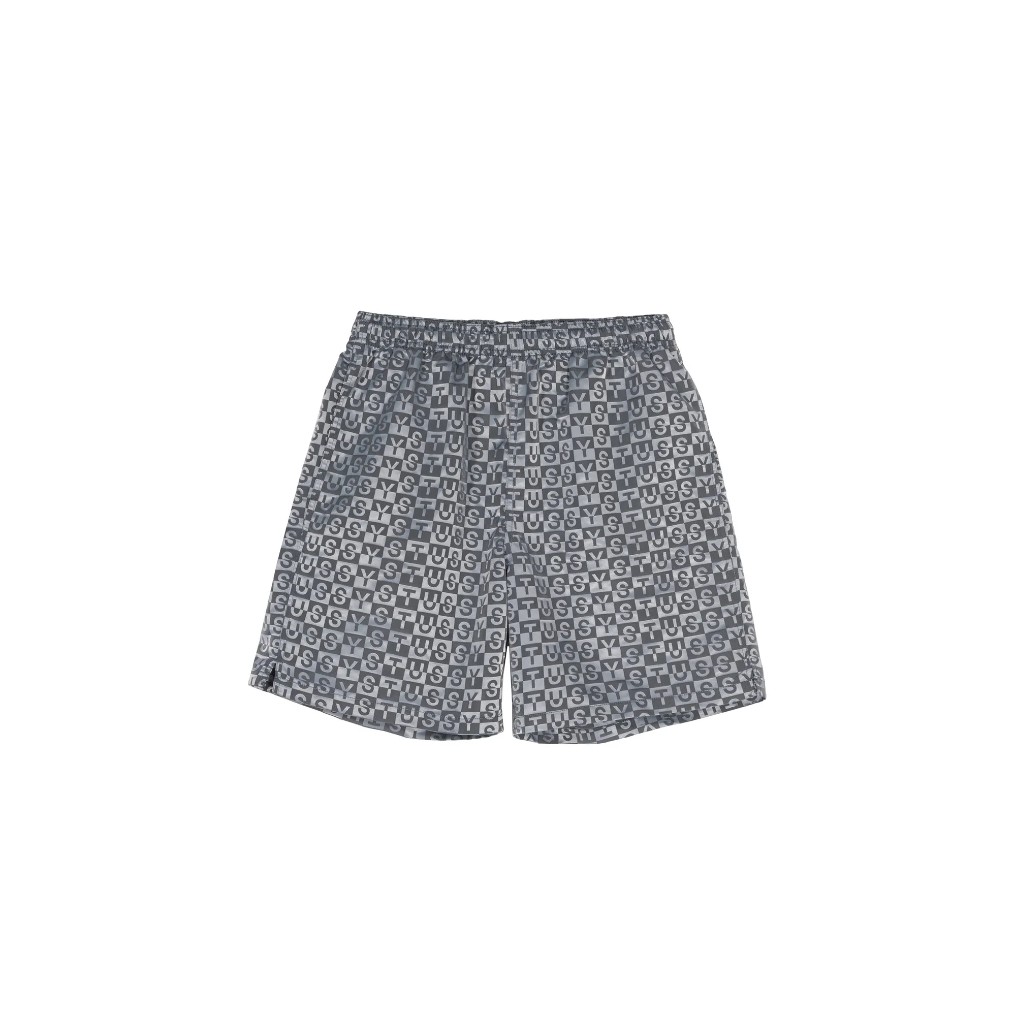 STUSSY CHECK NYLON SHORT